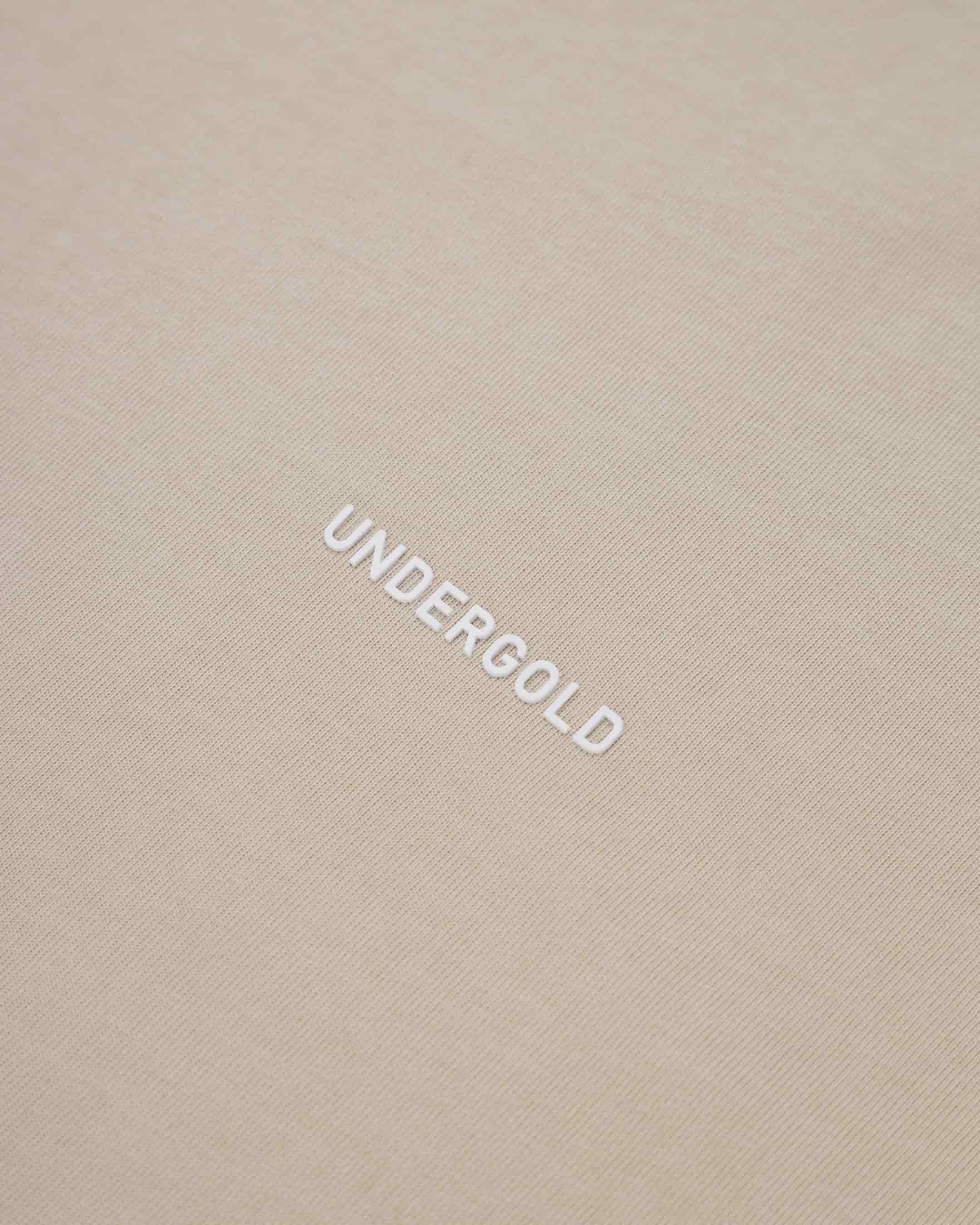 Basics Tiny Logo Regular Fit T-shirt Cream - miniatura 4