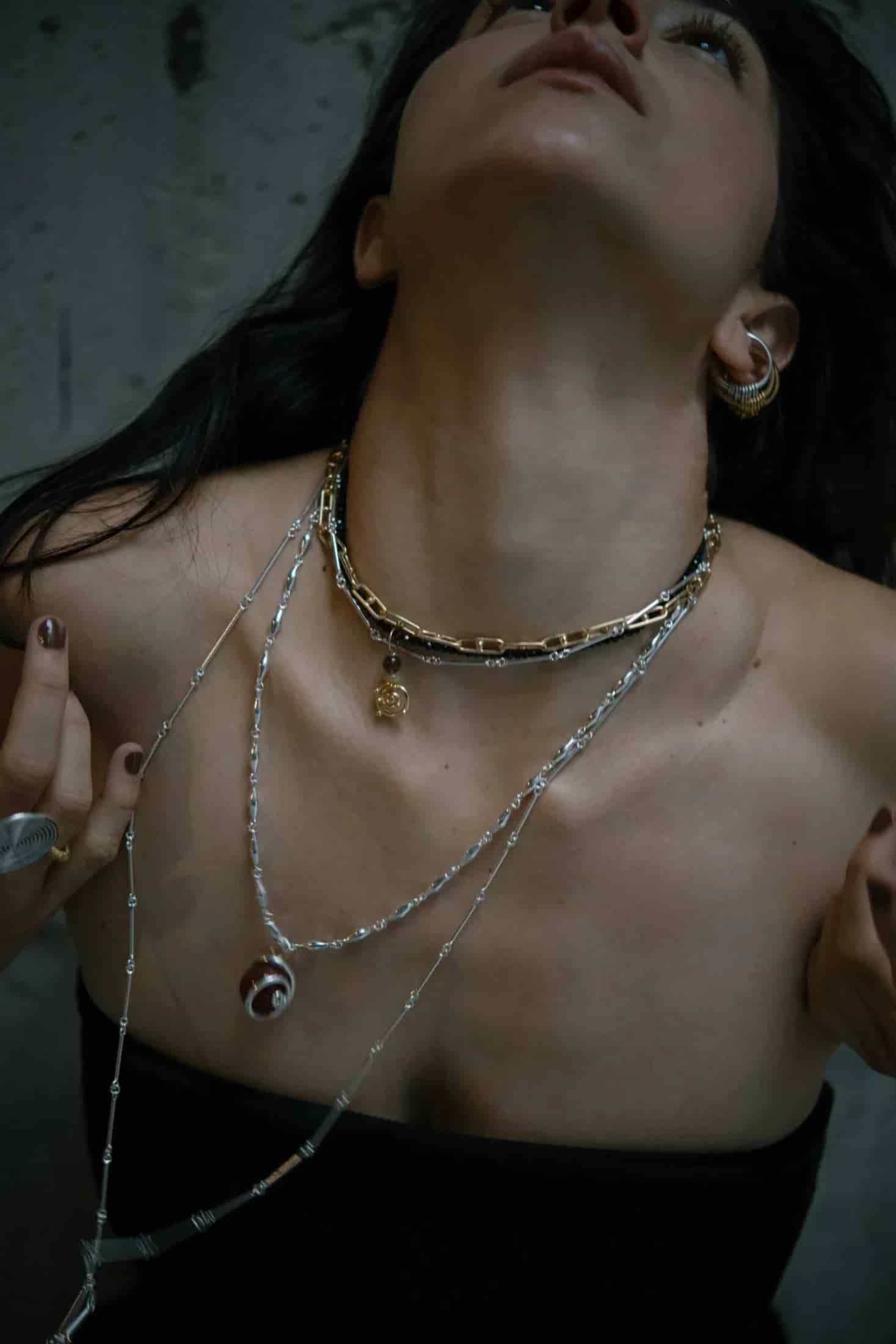 Ummu Onyx Pendant Silver - miniatura 2
