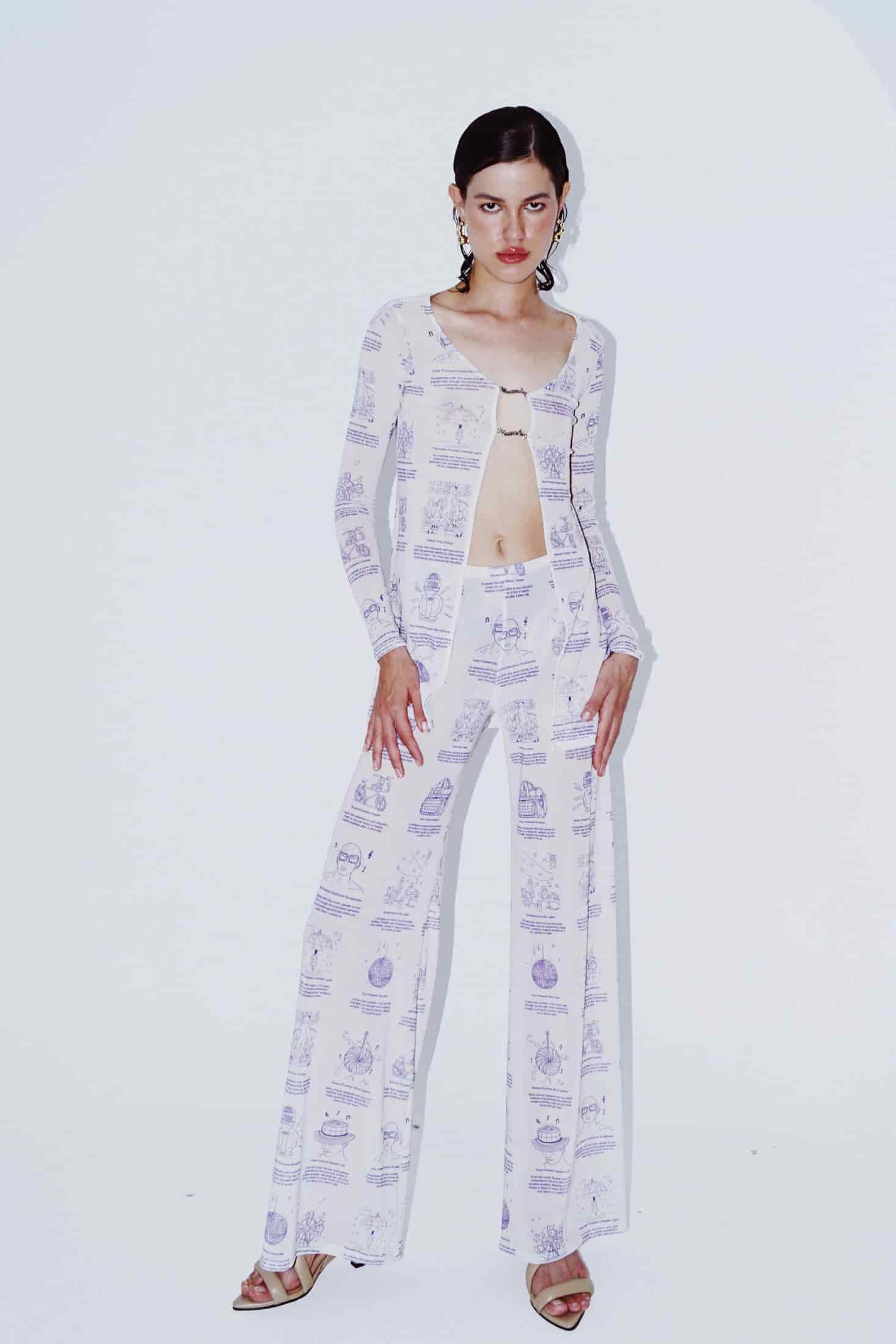 'Patents' Mesh Pants - miniatura 6