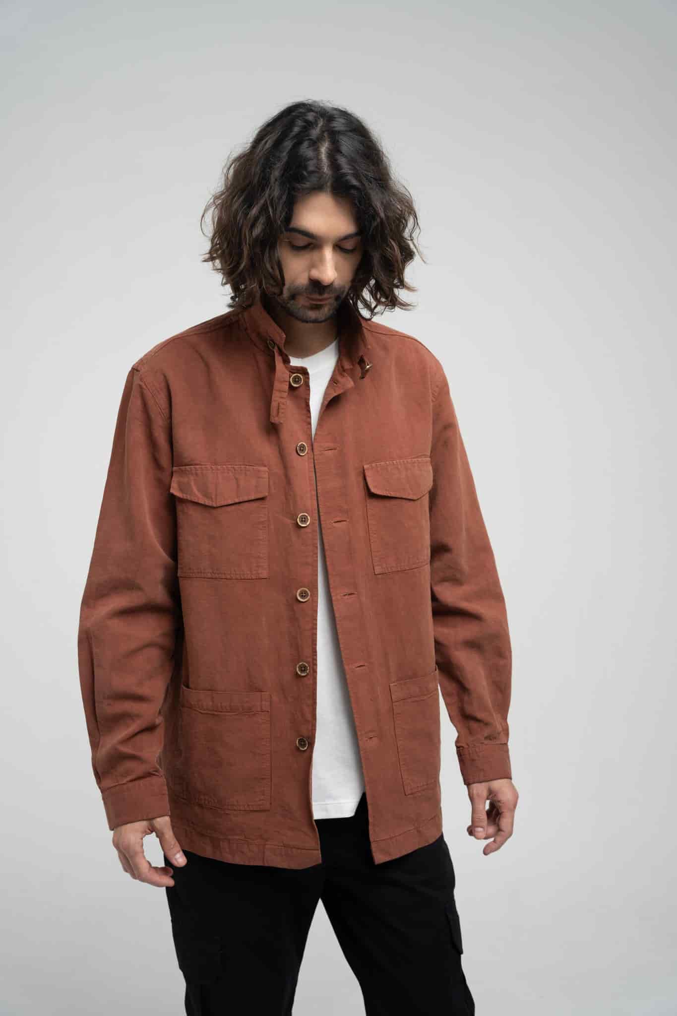 The Tencel Linen Overshirt - miniatura 1