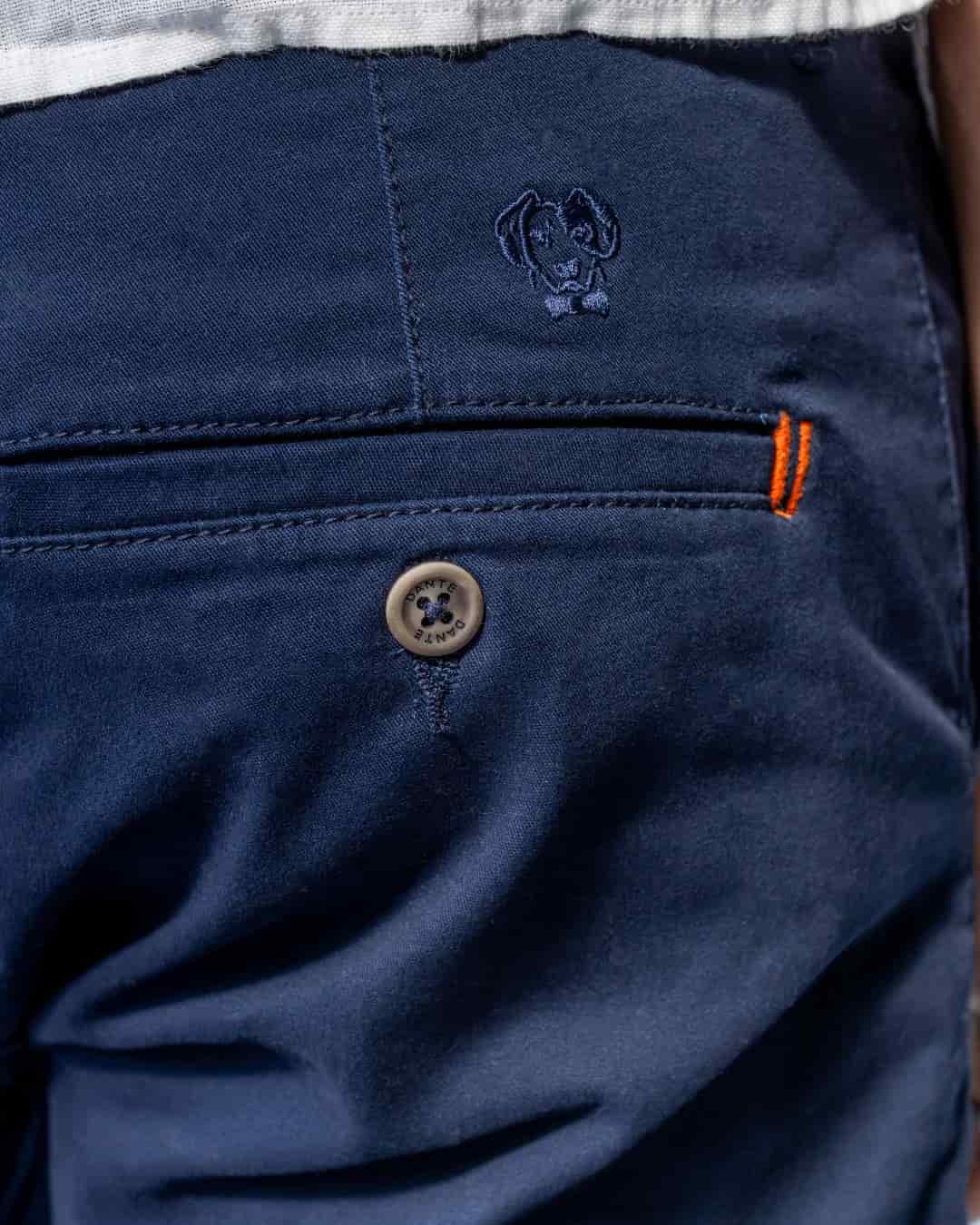 Bermuda Elastica Azul Navy - miniatura 5