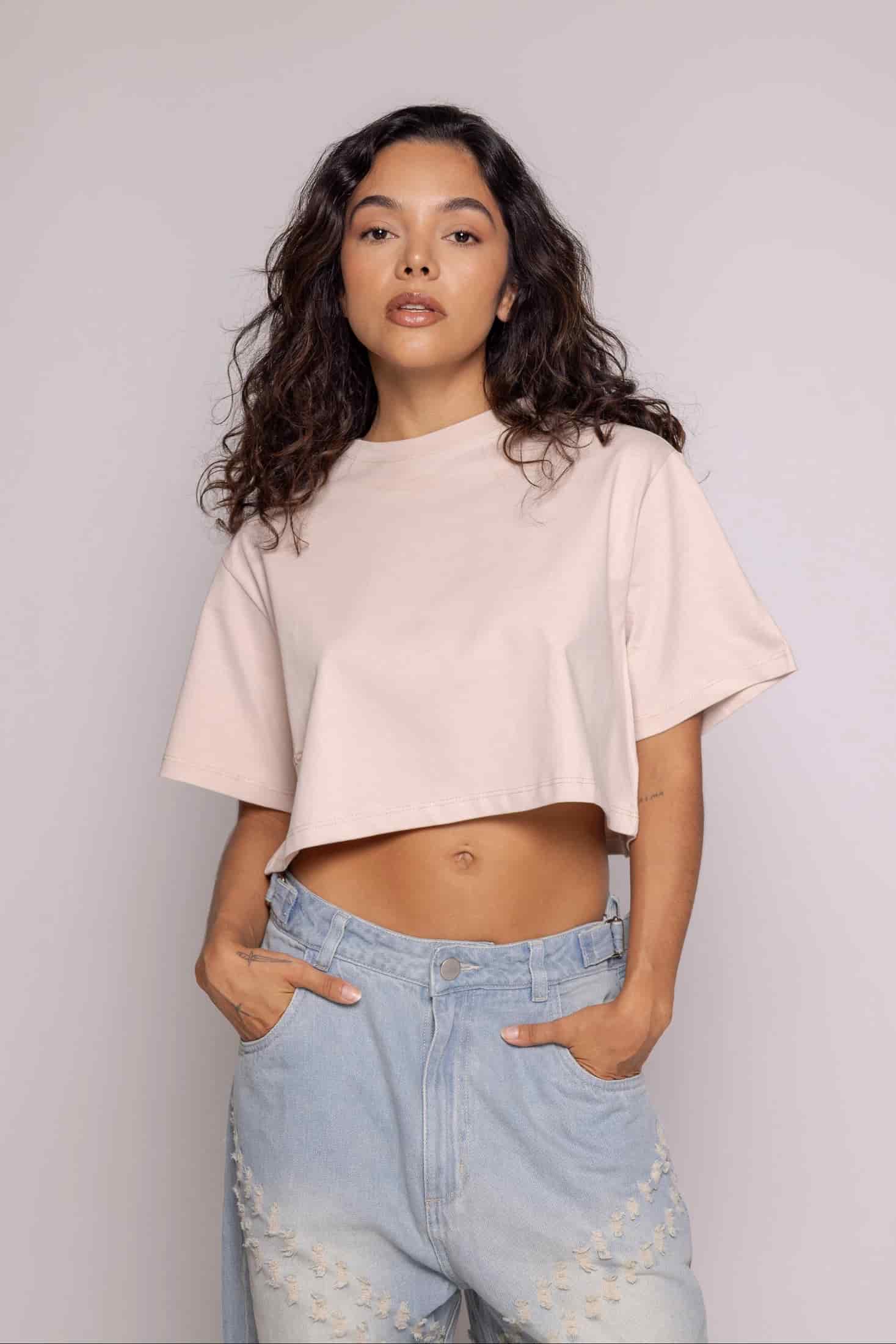CropTop Basic Motion-Blanco - miniatura 2