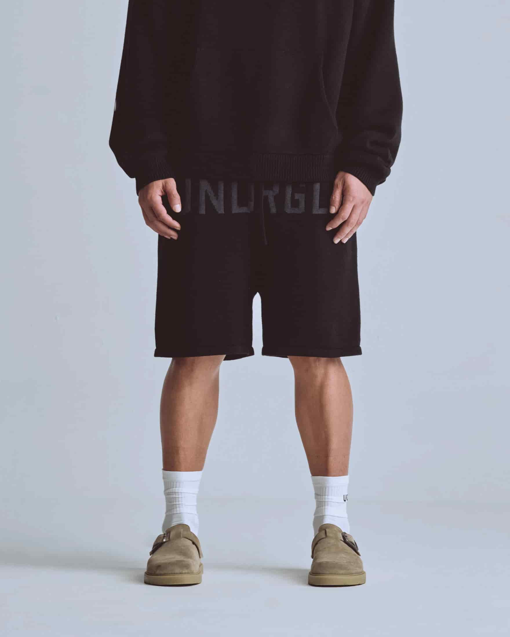 Basics UNDRGLD Knitted Shorts Black - miniatura 2