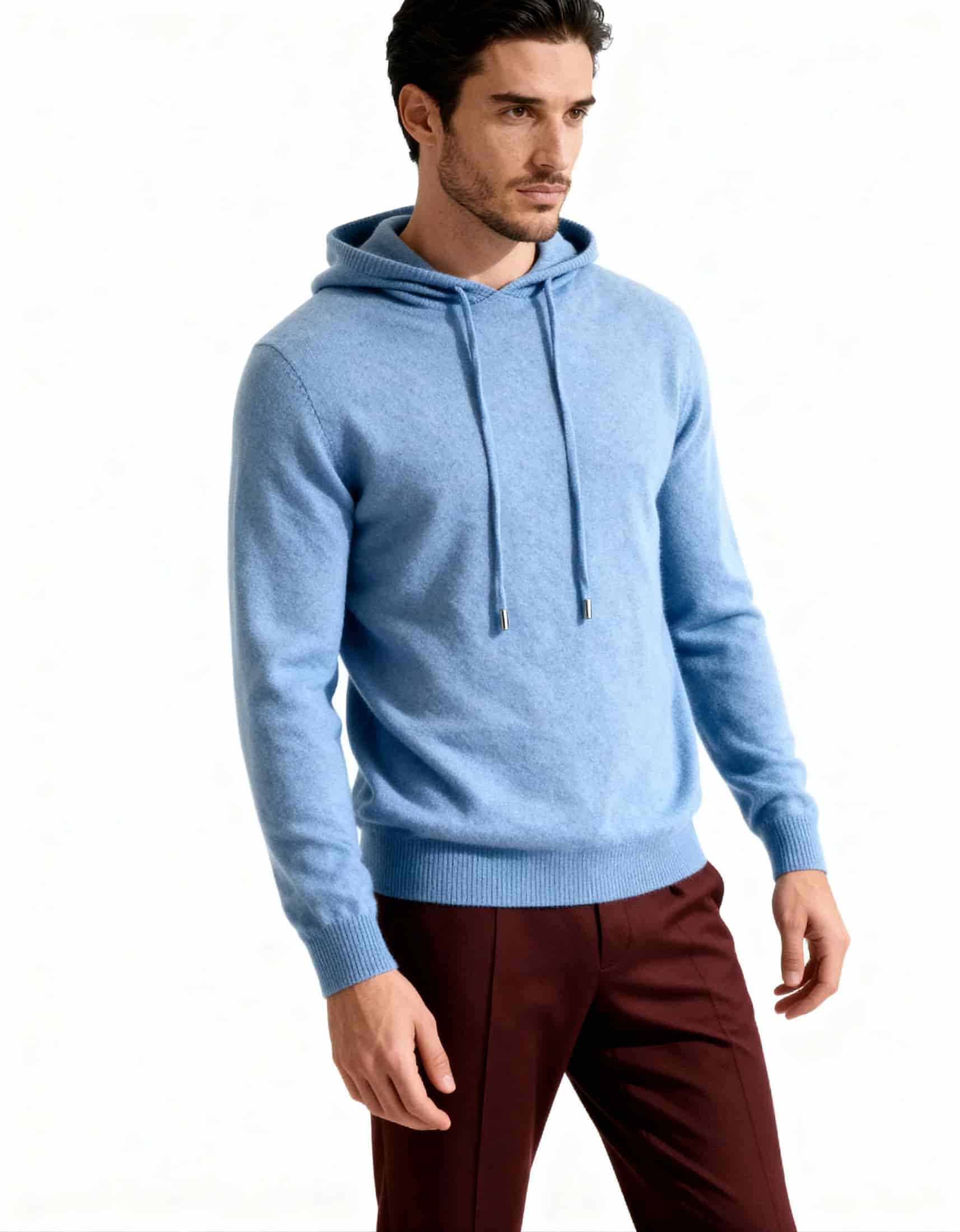 100% Cashmere Hoodie - miniatura 15