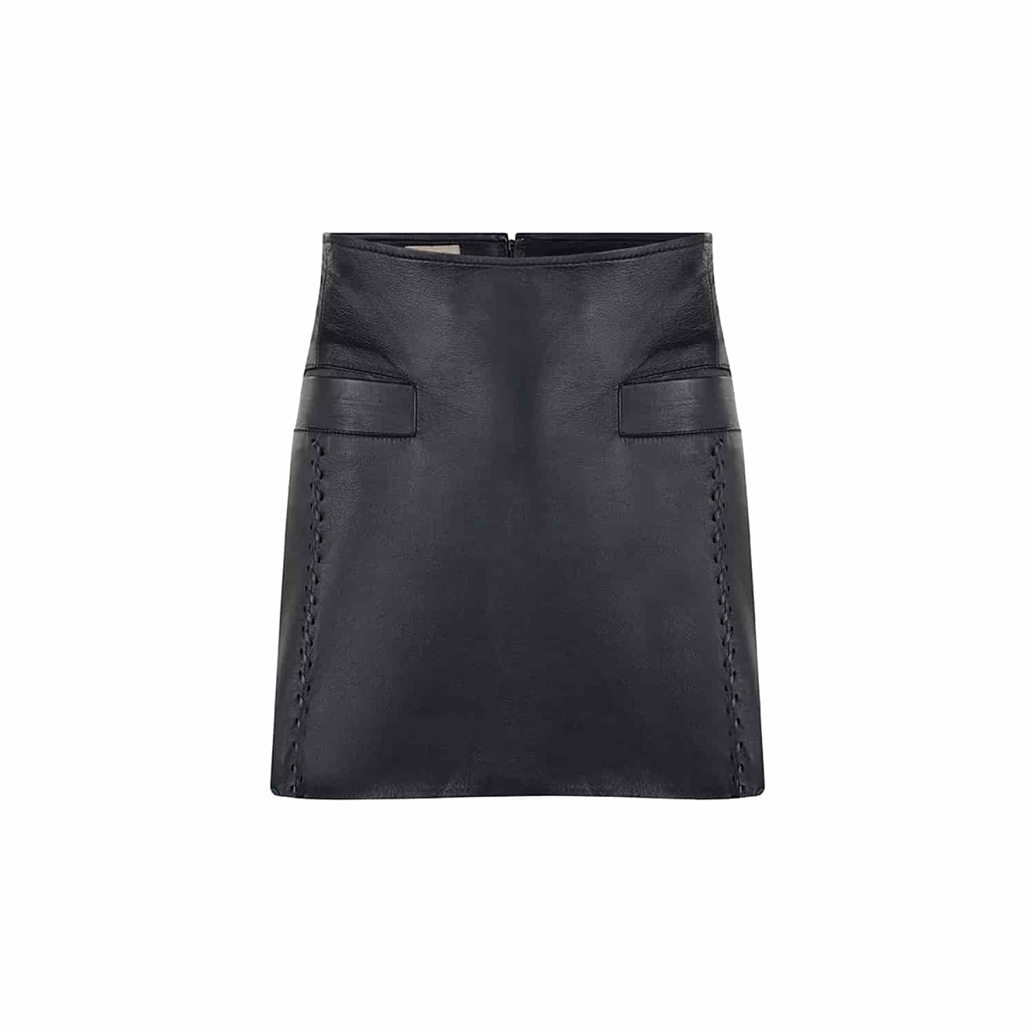FANNY SKIRT WITH POCKETS AND WOVEN TRIM - miniatura 1