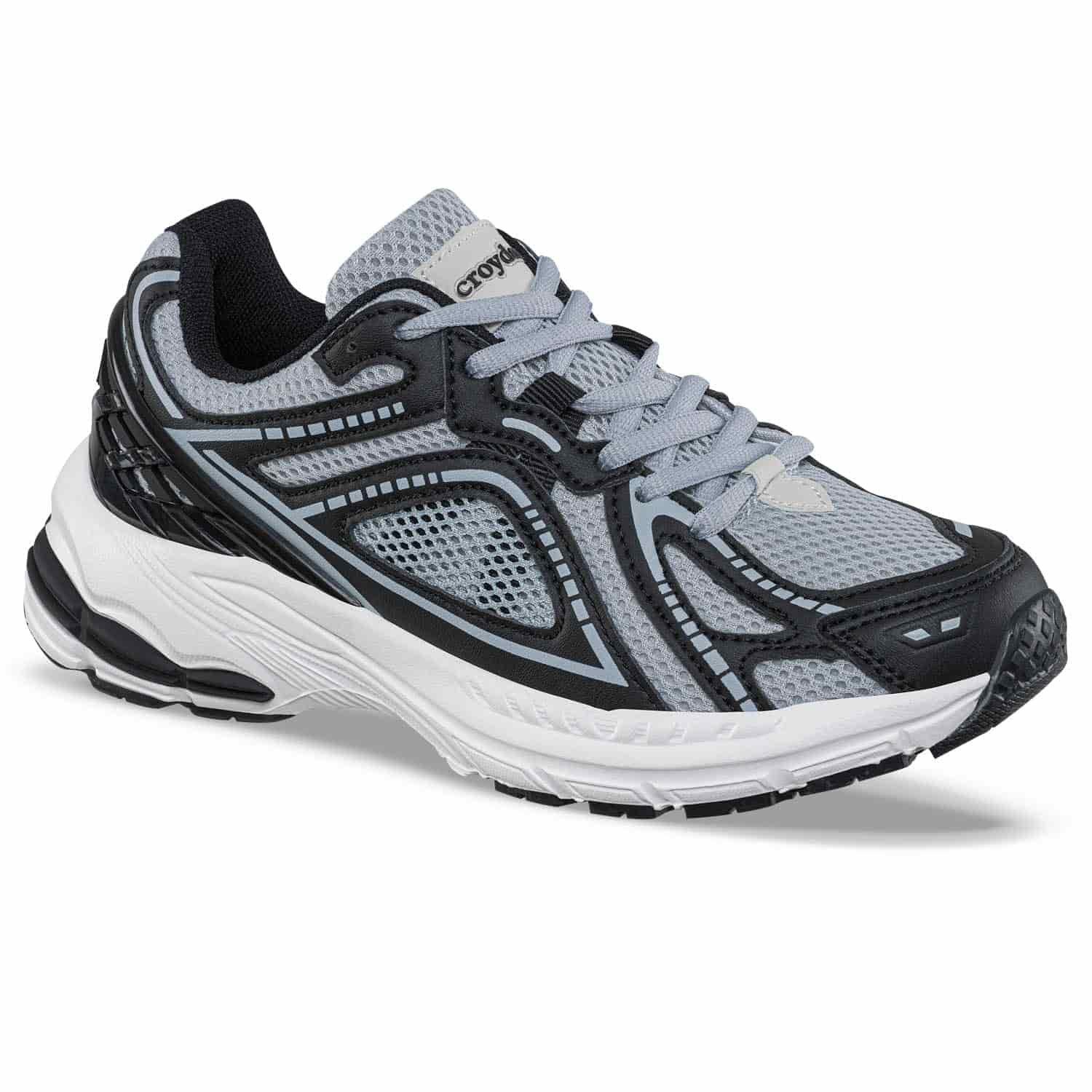 Tenis Urbanos Xecod Negro-Gris Croydon Para Mujer - miniatura 1