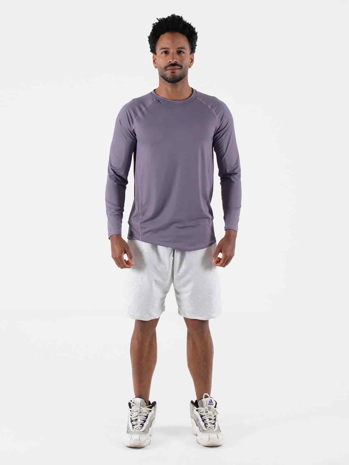 Camibuzo terry hombre morado - miniatura 4