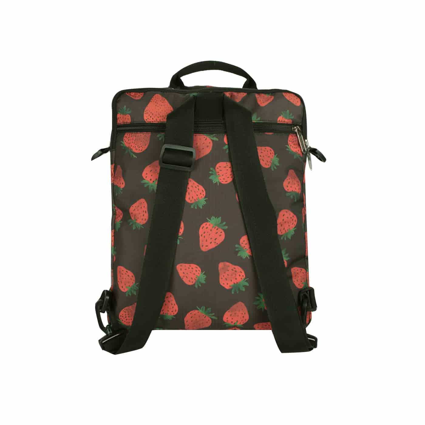 Bolso Manos Libres Convertible a Morral Citybags ULTRA Fresas - miniatura 5