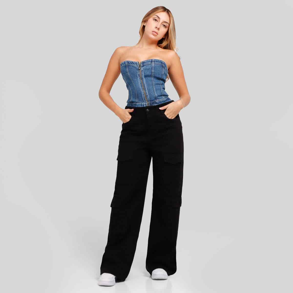 Jean Axspen Cargo Ax-2684 Negro - miniatura 1
