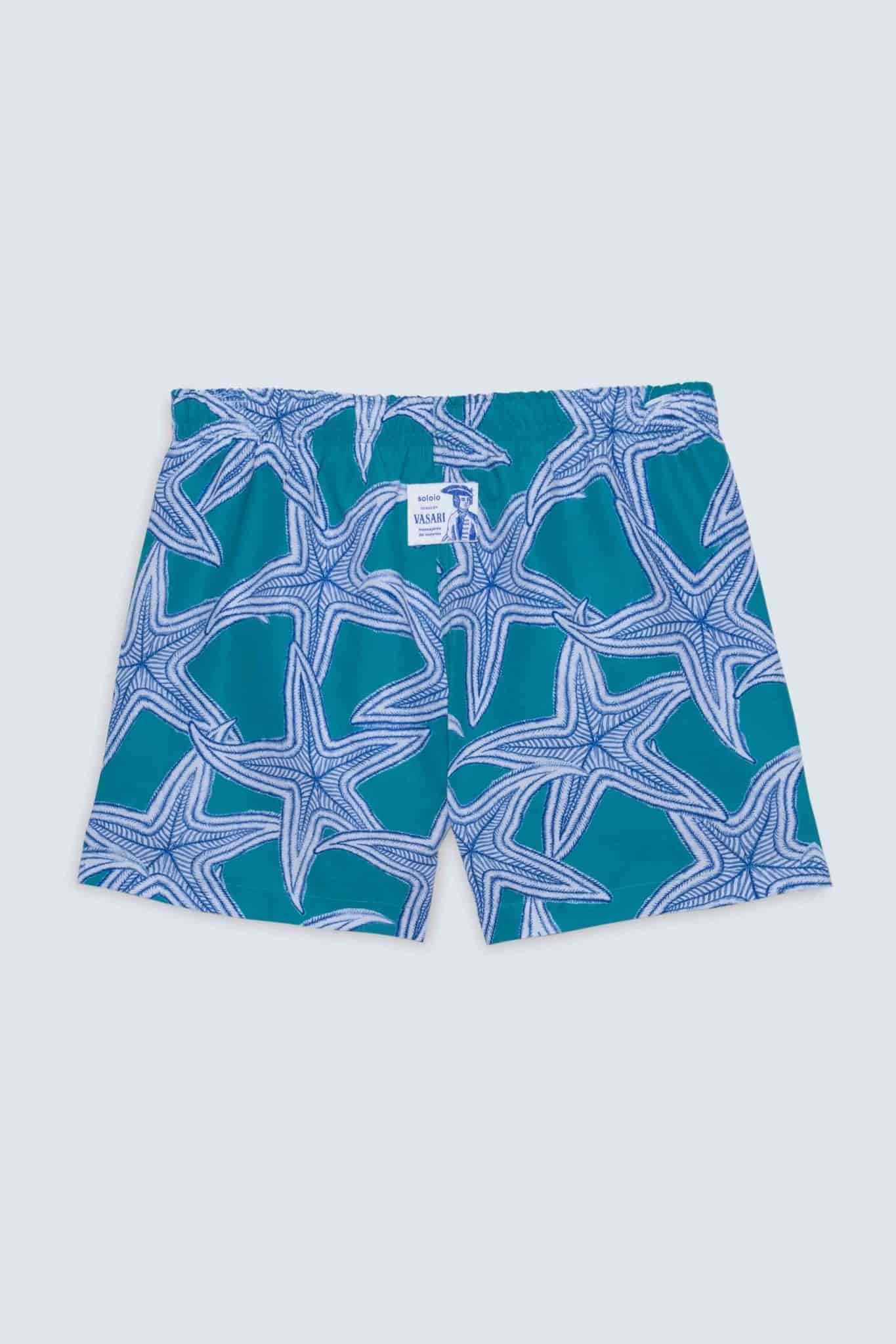 Men's star green swim trunk - miniatura 4