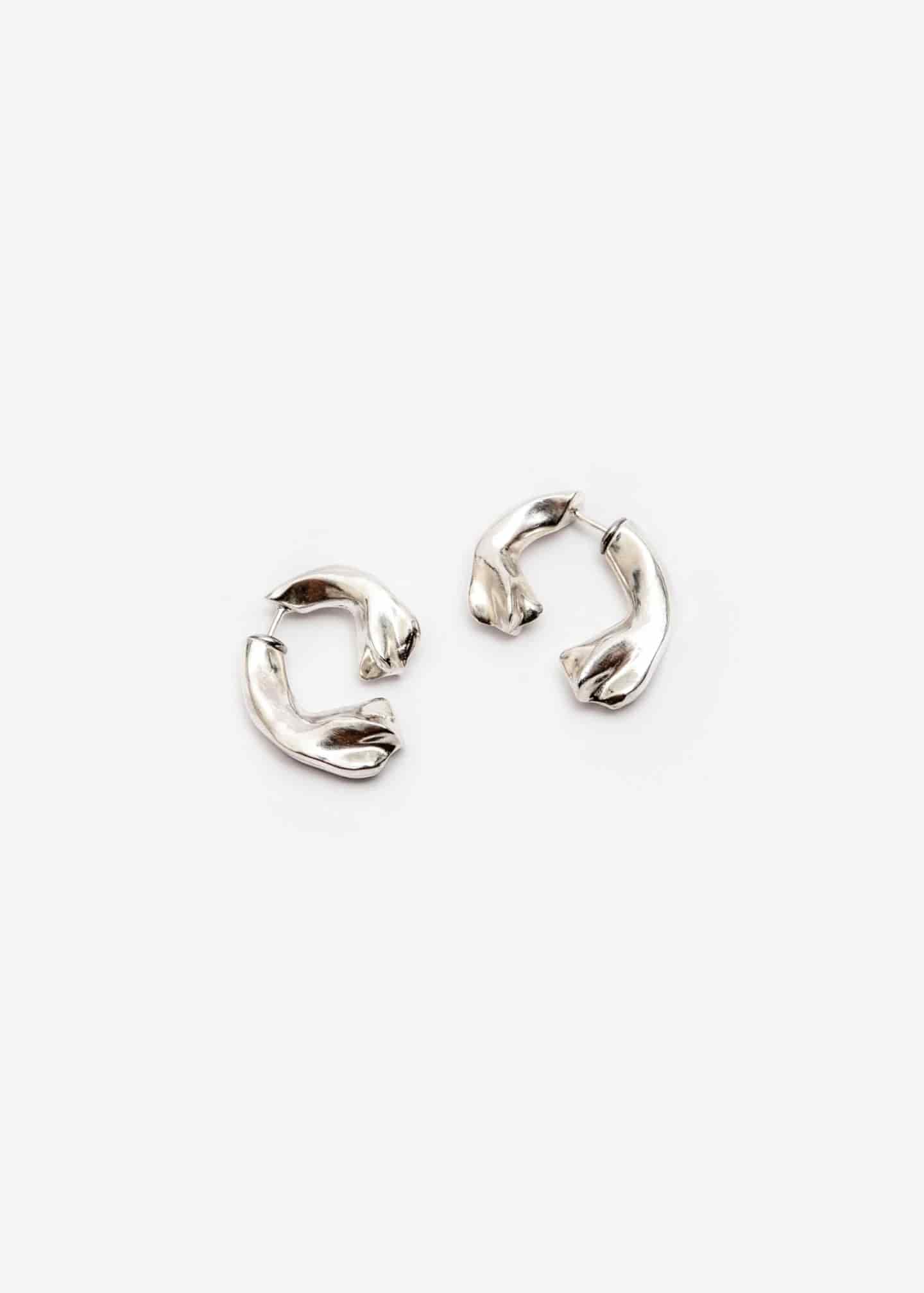 Aretes The Mini Petal curve - miniatura 1