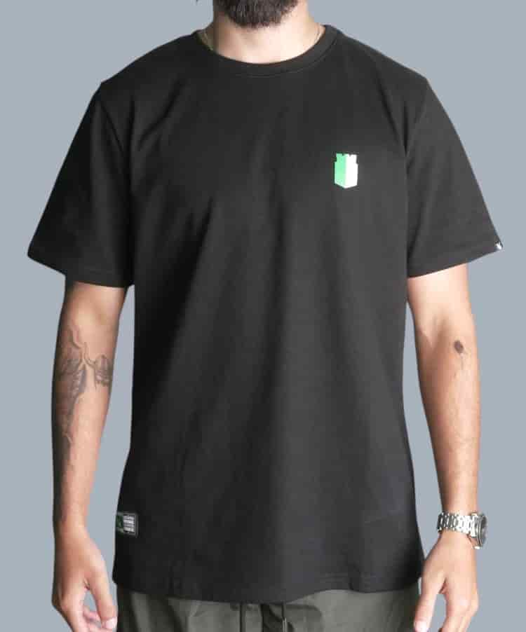 CAMISETA NEGRA SOY DEL VERDE HOMBRE - miniatura 1
