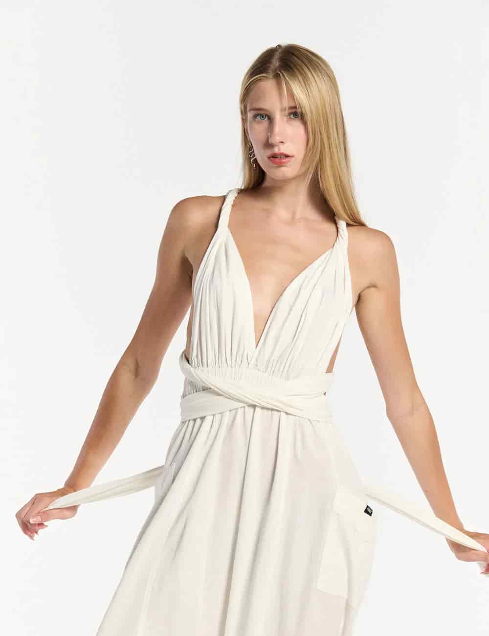 Jumper Tiras cruzadas Mooring crudo Mujer - miniatura 16