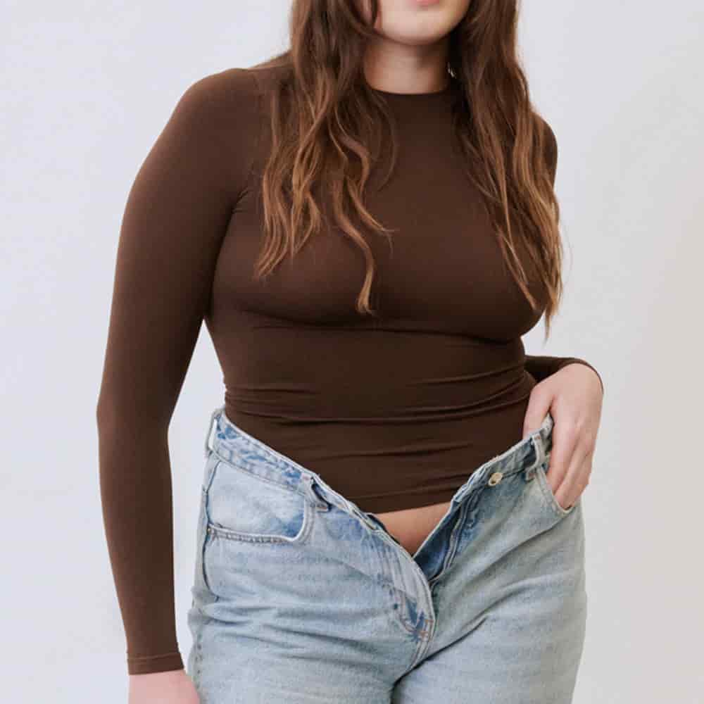 Camiseta para mujer manga larga cuello alto | Lunia - miniatura 2