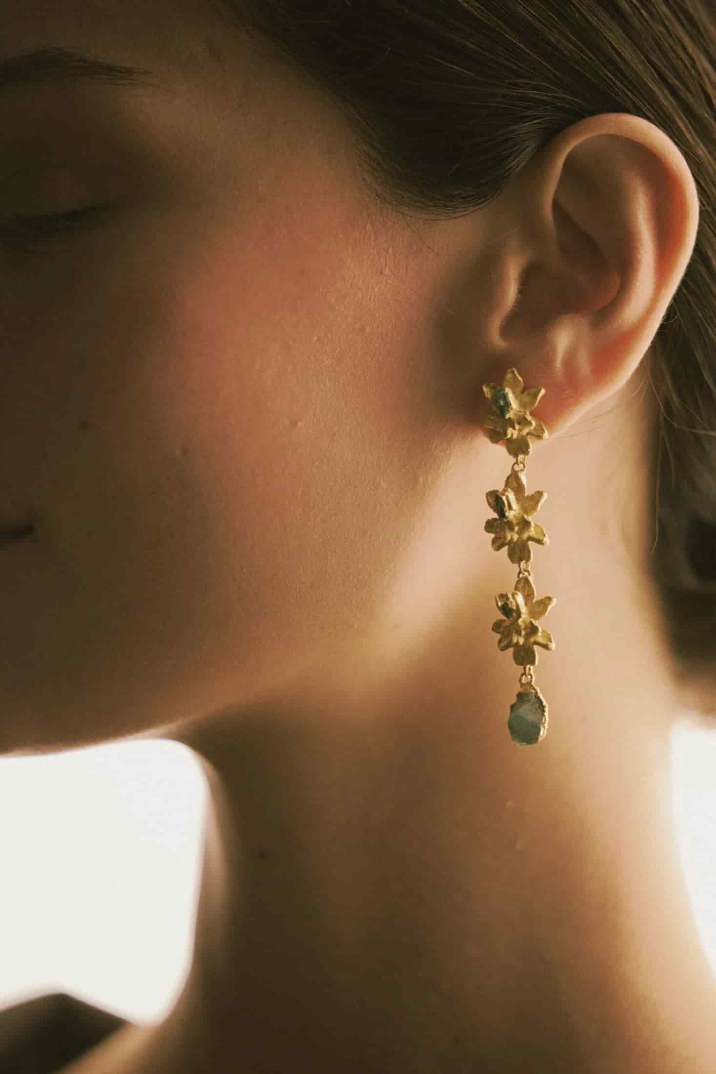 ARETES SIGMATOXTALIS Y ESMERALDA EN BRUTO - miniatura 3