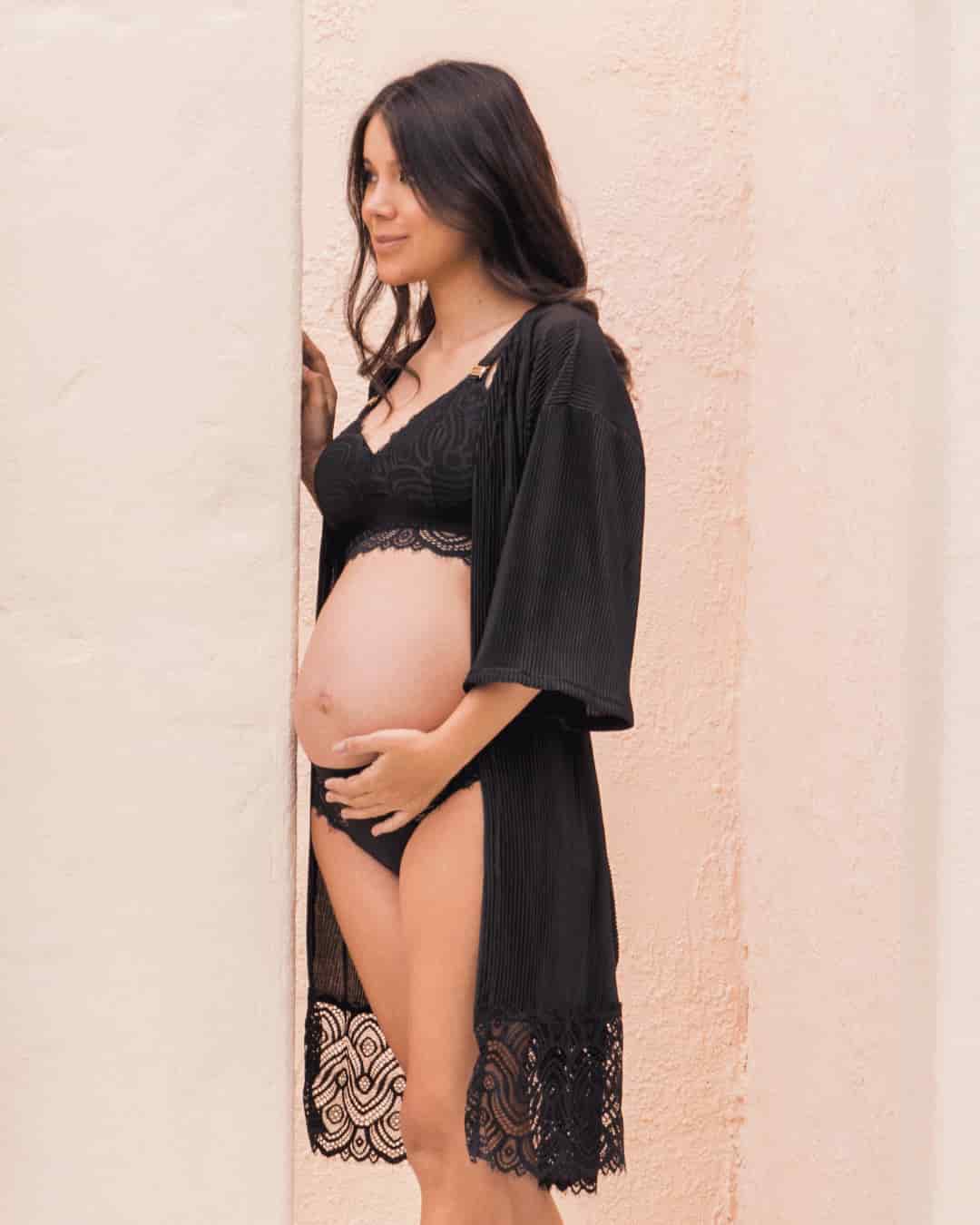 Kimono - MALVA Negro - miniatura 1
