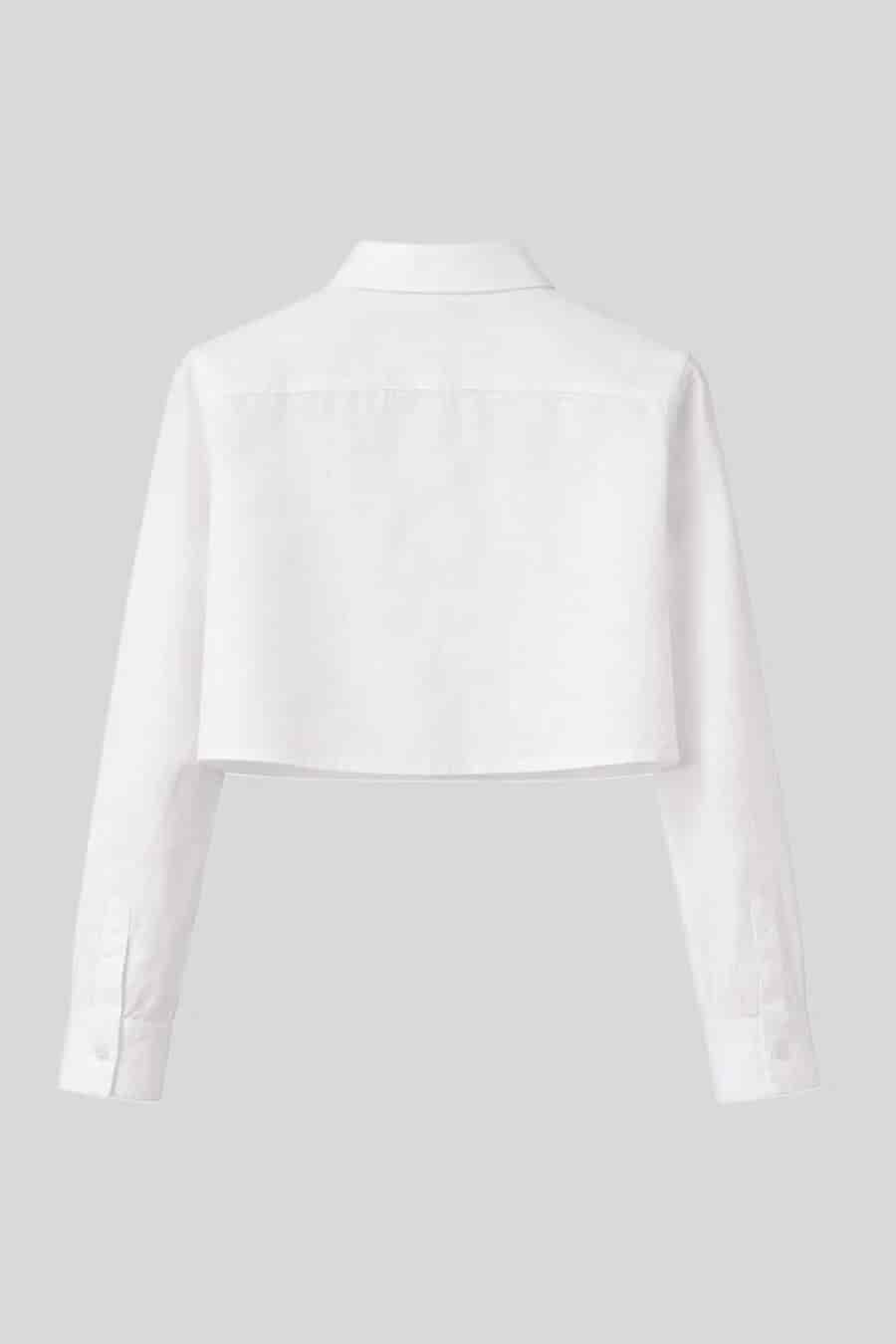 Women's shirt linen baku white - miniatura 4