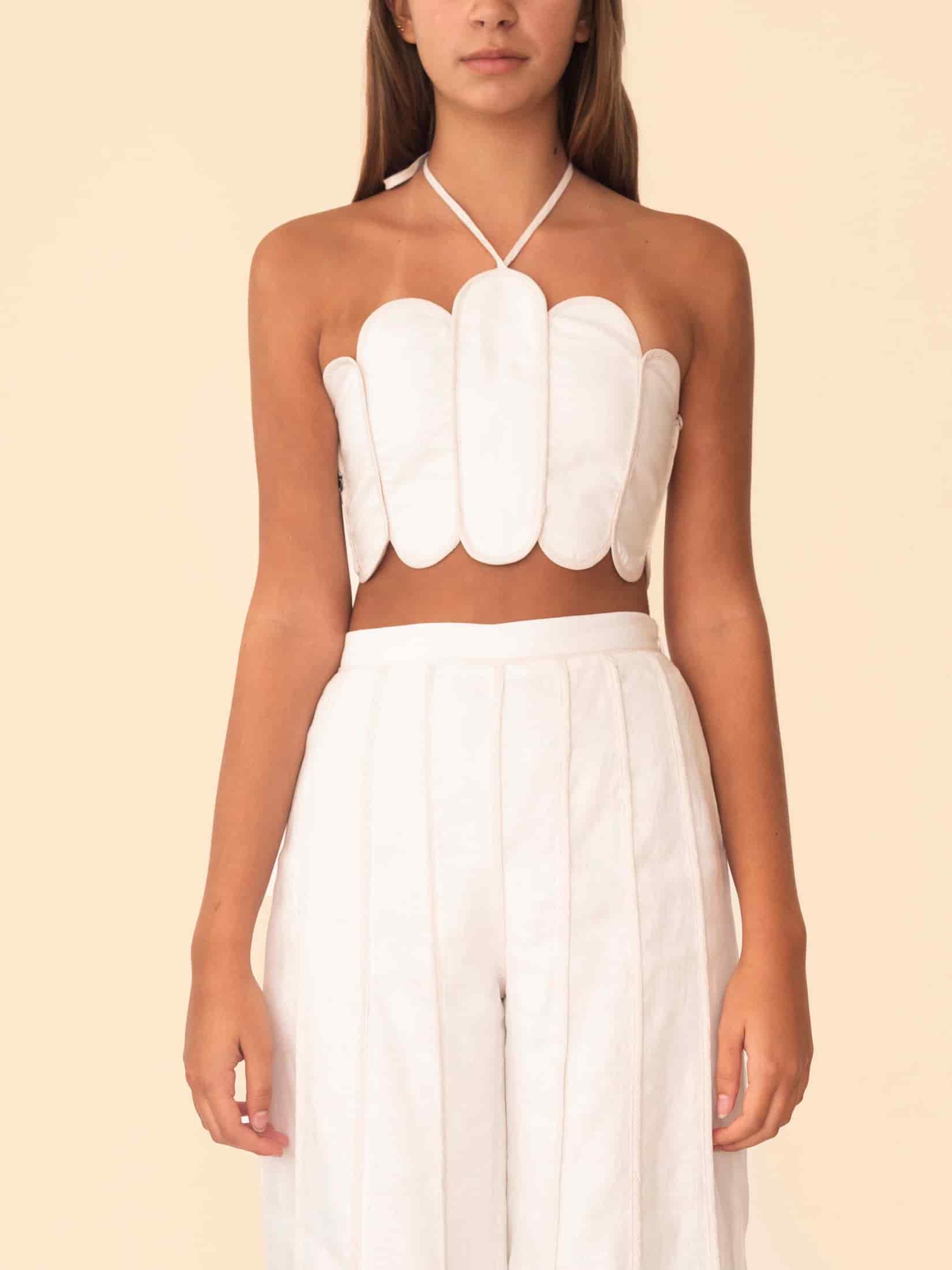 LENA TOP IVORY - miniatura 2