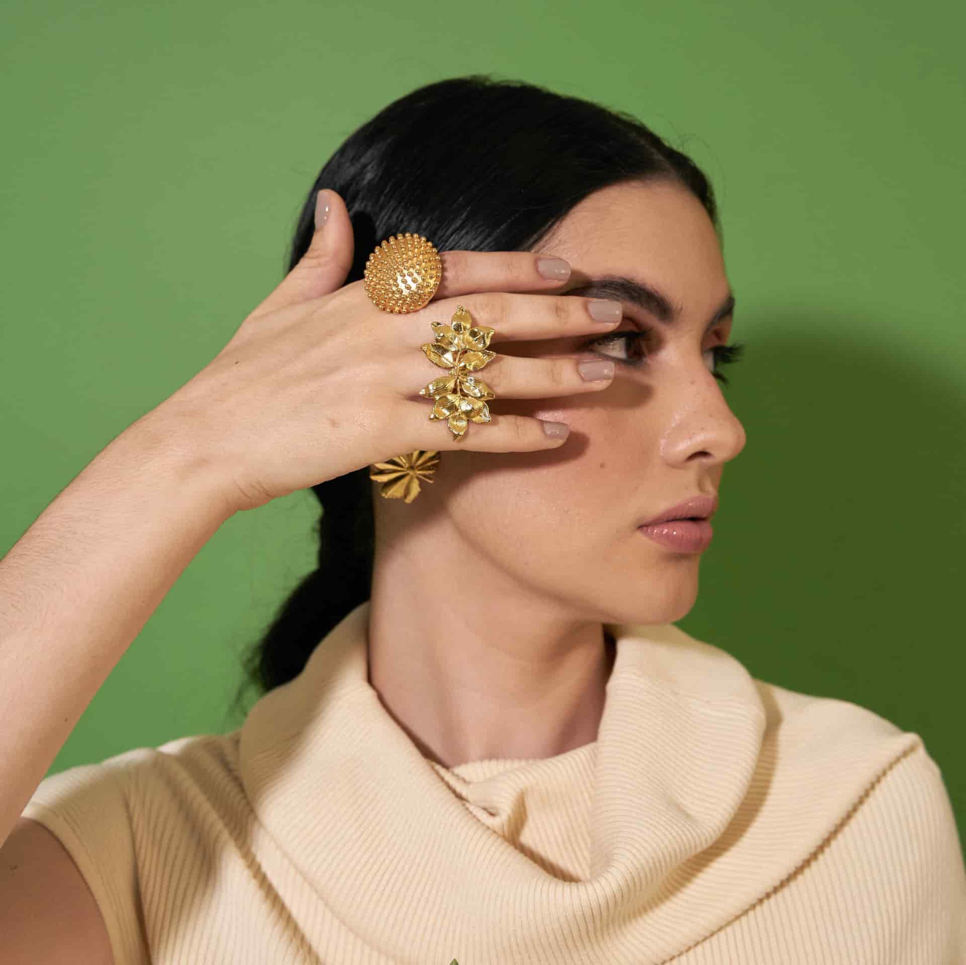 Anillo hoja Seca - miniatura 2