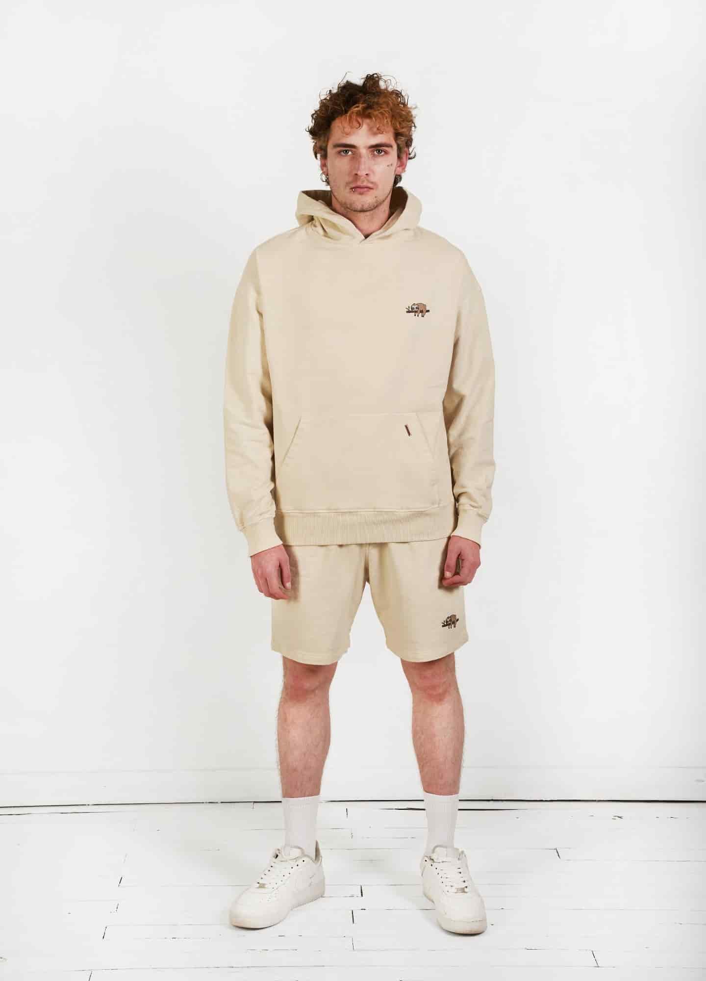 Basic Ciampino Hoodie - Crema - miniatura 6