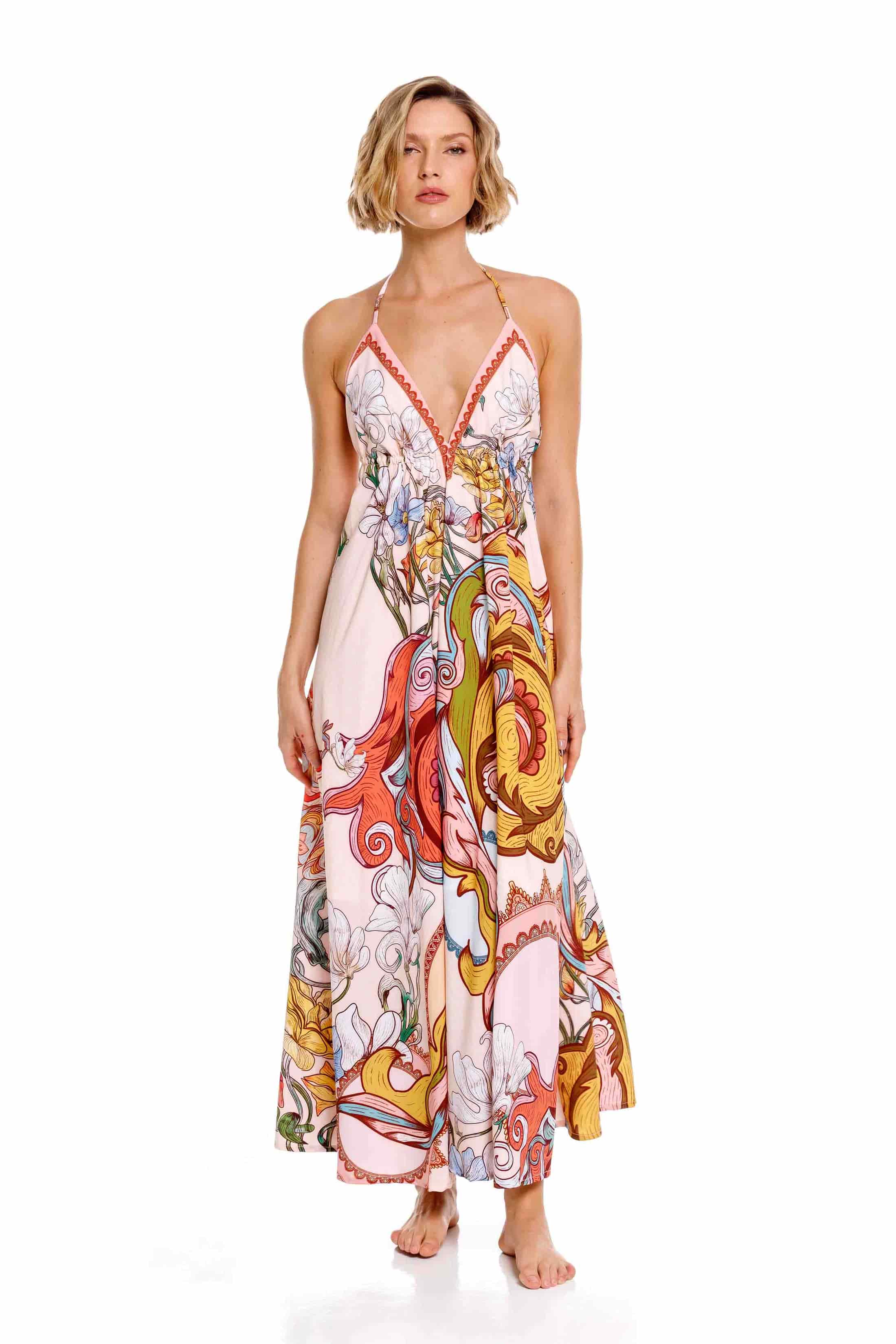 Vestido Bohemia Aurea - miniatura 1