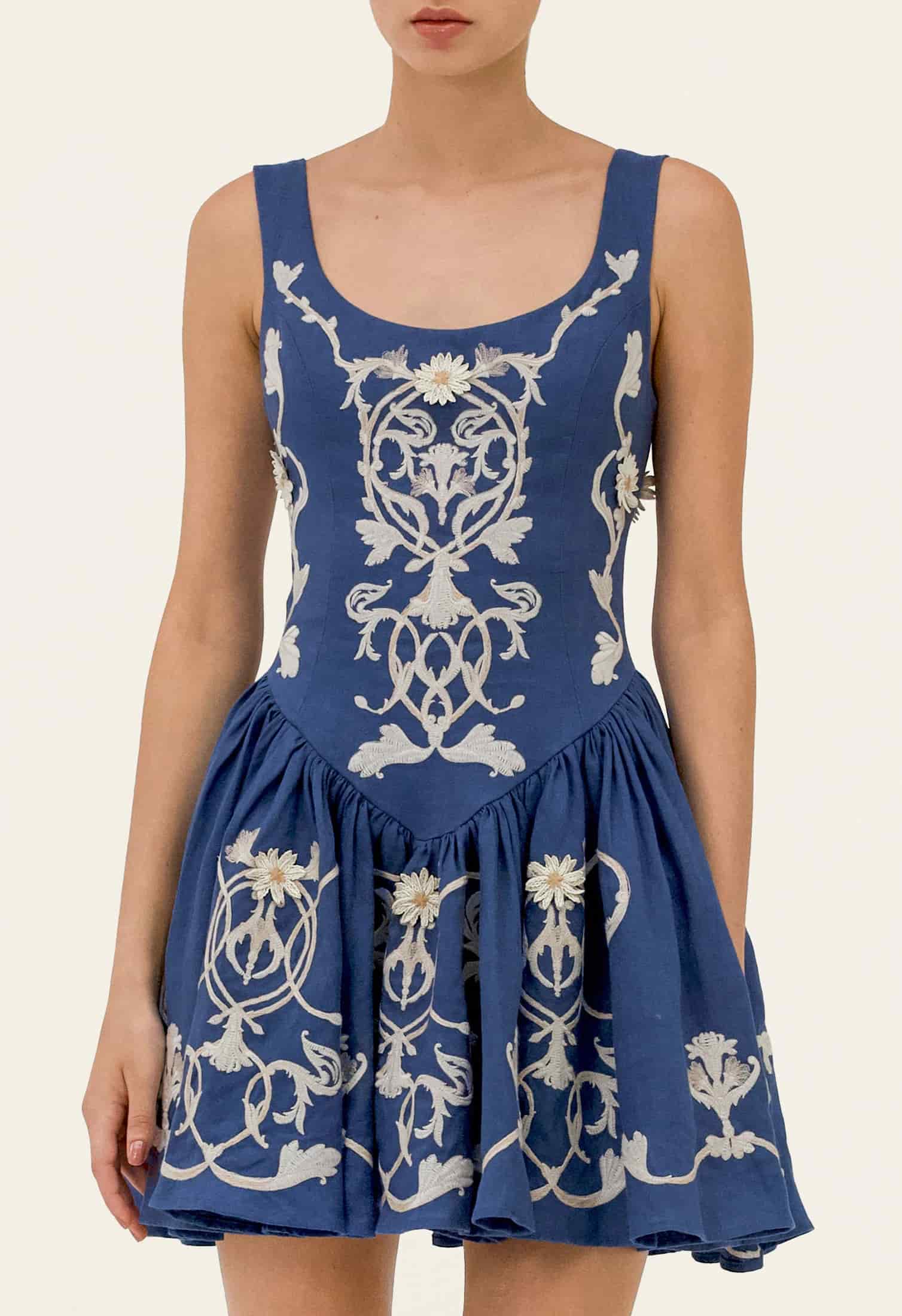 Pluma Ribbons Mini Dress - miniatura 5