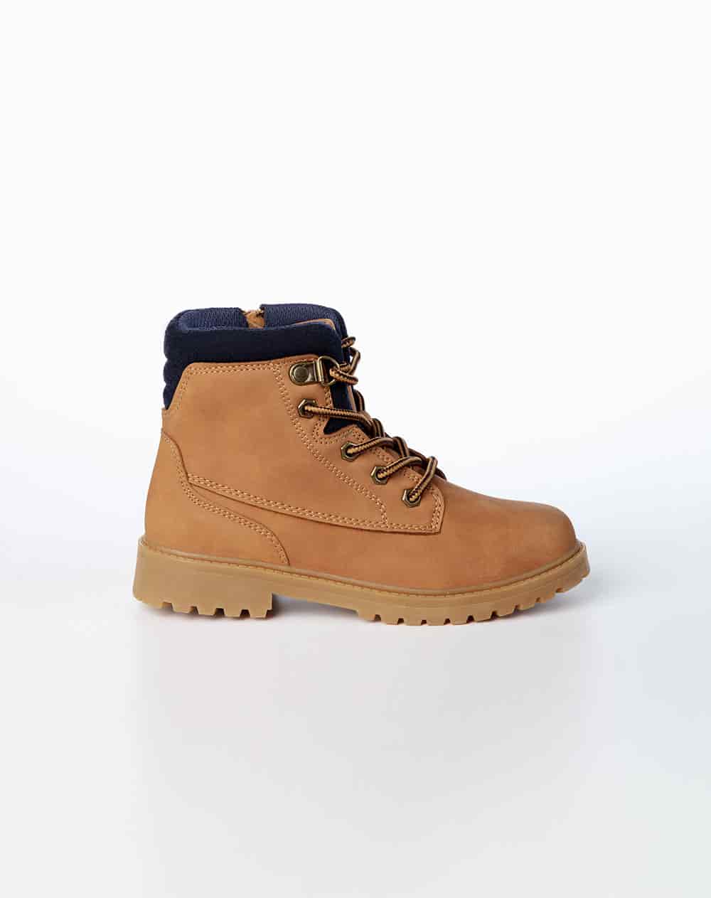 Bota tipo work boot café niño - miniatura 2