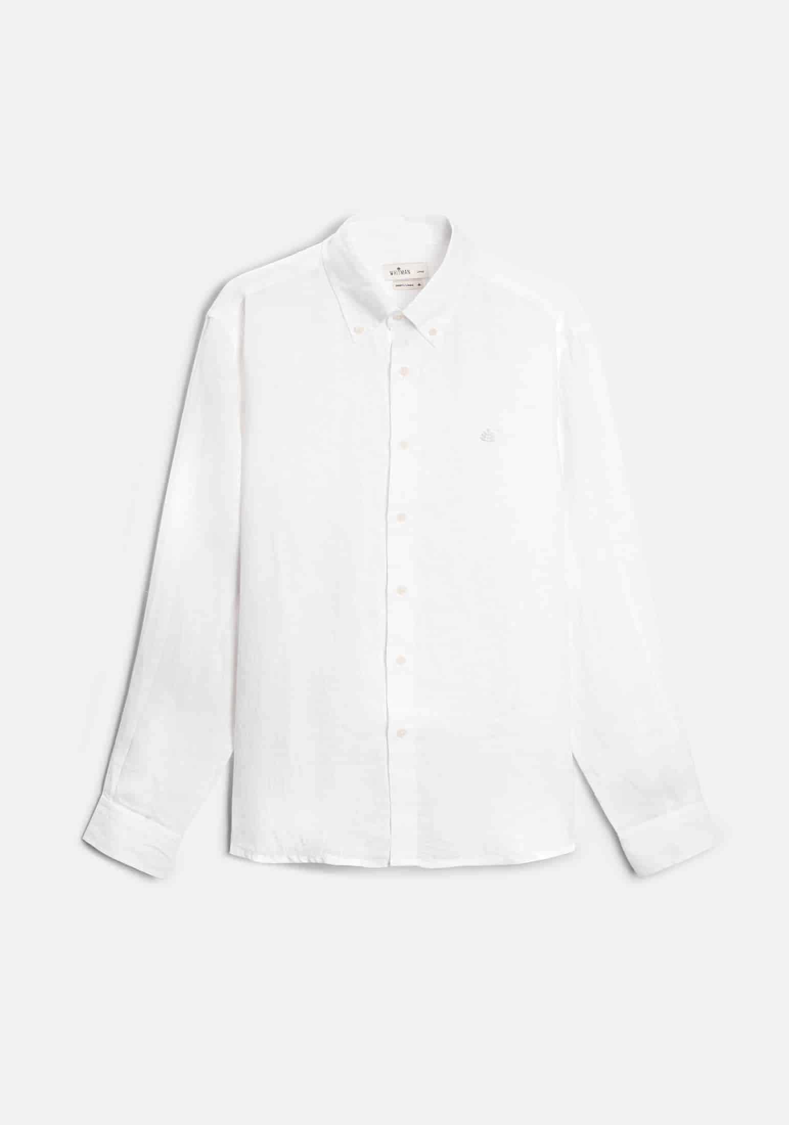 Camisa H CBD Lino L-Atn Blanco - miniatura 1
