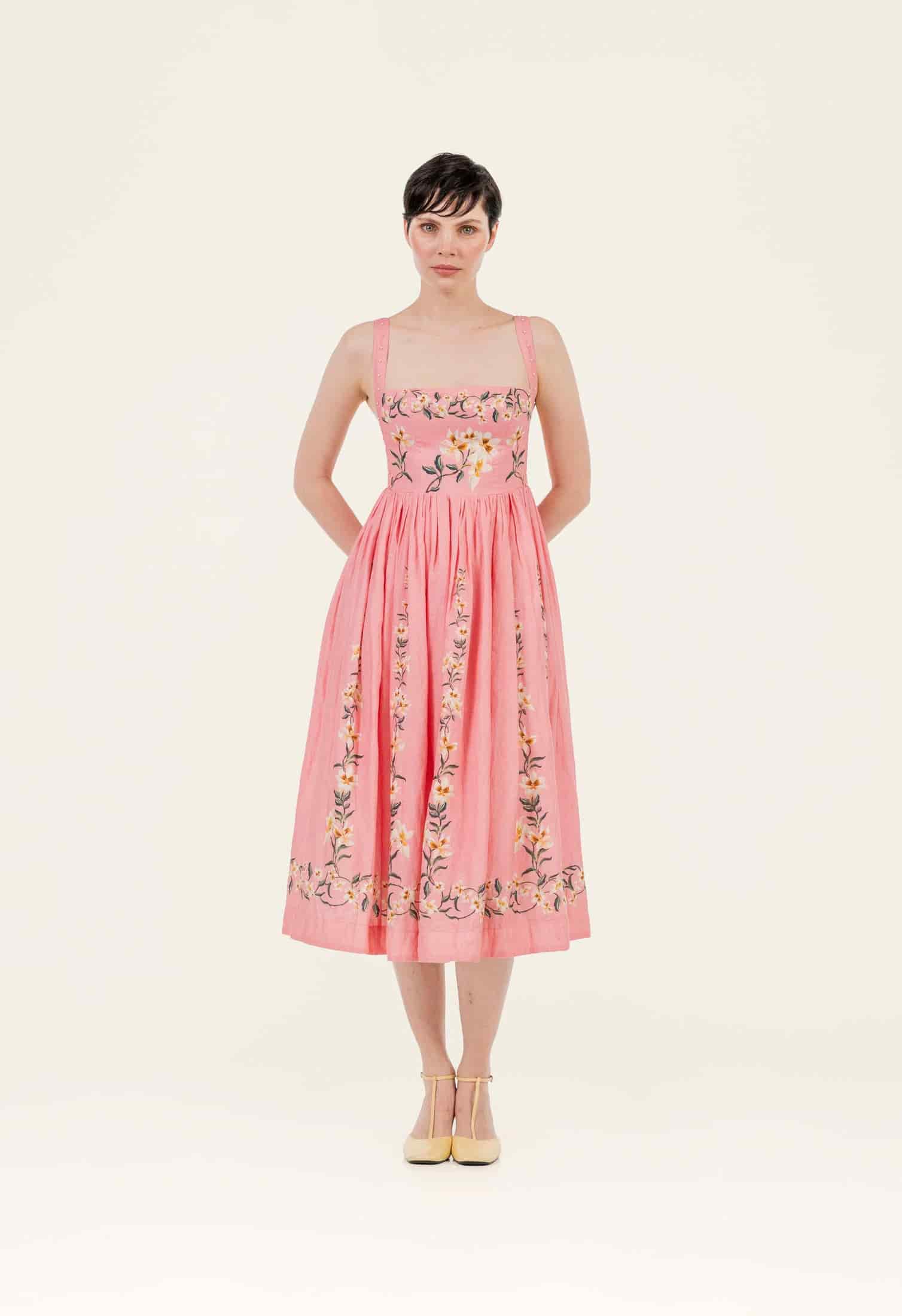 Mielero Promesa Midi Dress - miniatura 1