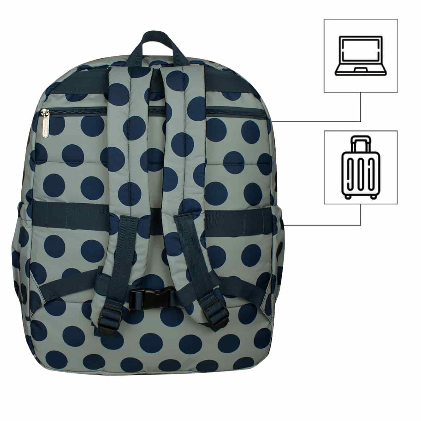 Morral Explorador Ultra Estampado Dots Citybags - miniatura 4
