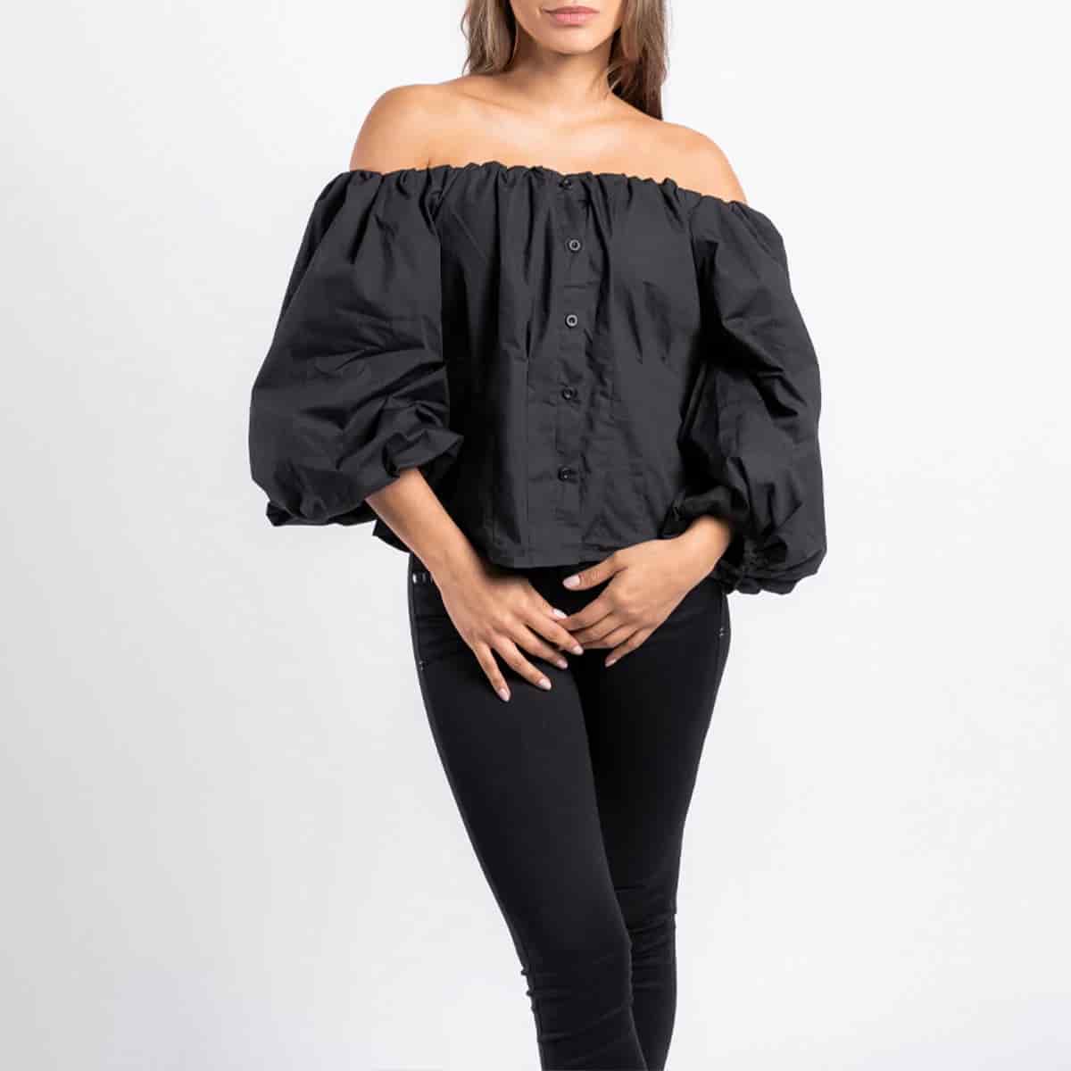 Blusa Cuello Bandeja Knz Lore - miniatura 4