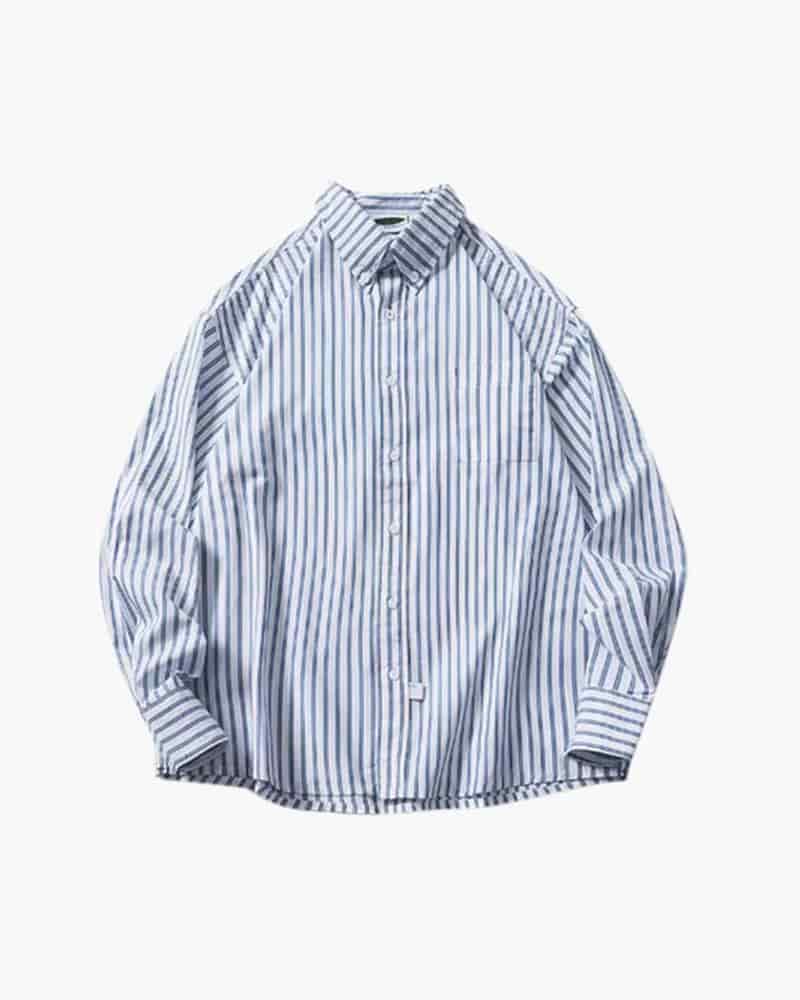 Oversized Striped Shirt - miniatura 2