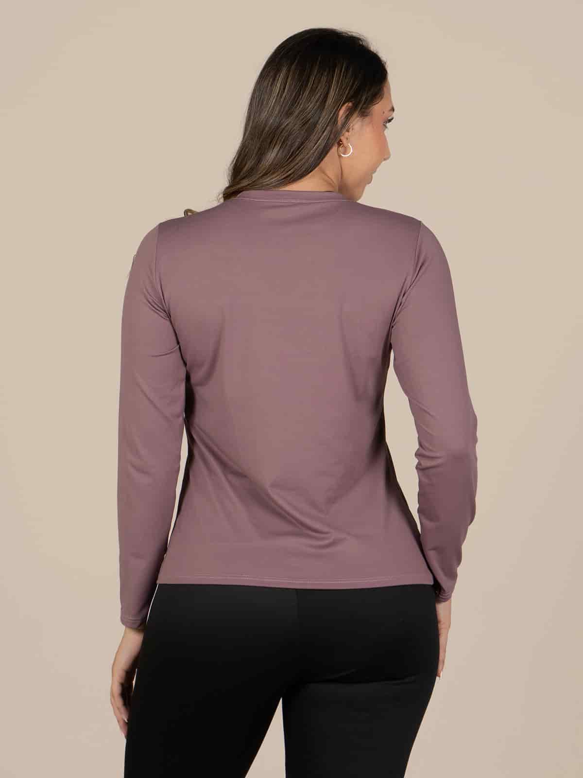 Buzo basico femenino ibiza mora oscuro - miniatura 4