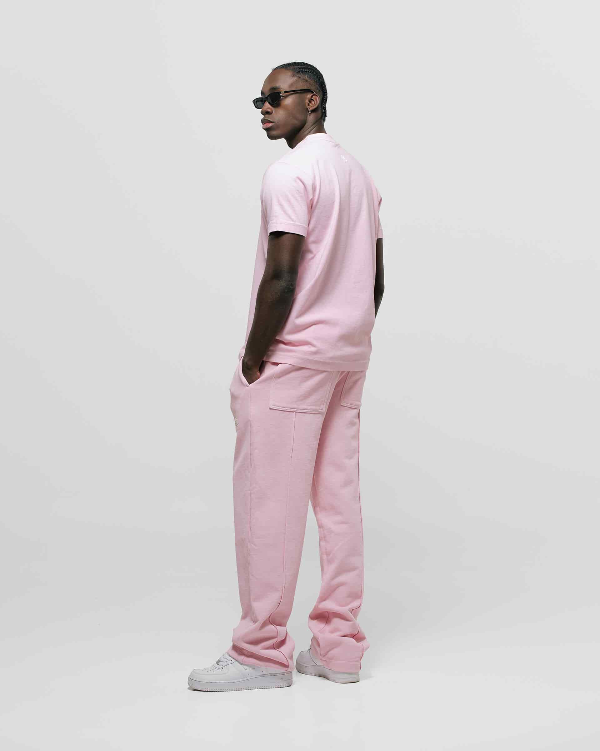 Camiseta Regular Fit Básica V3 - Rosado Pastel - miniatura 3