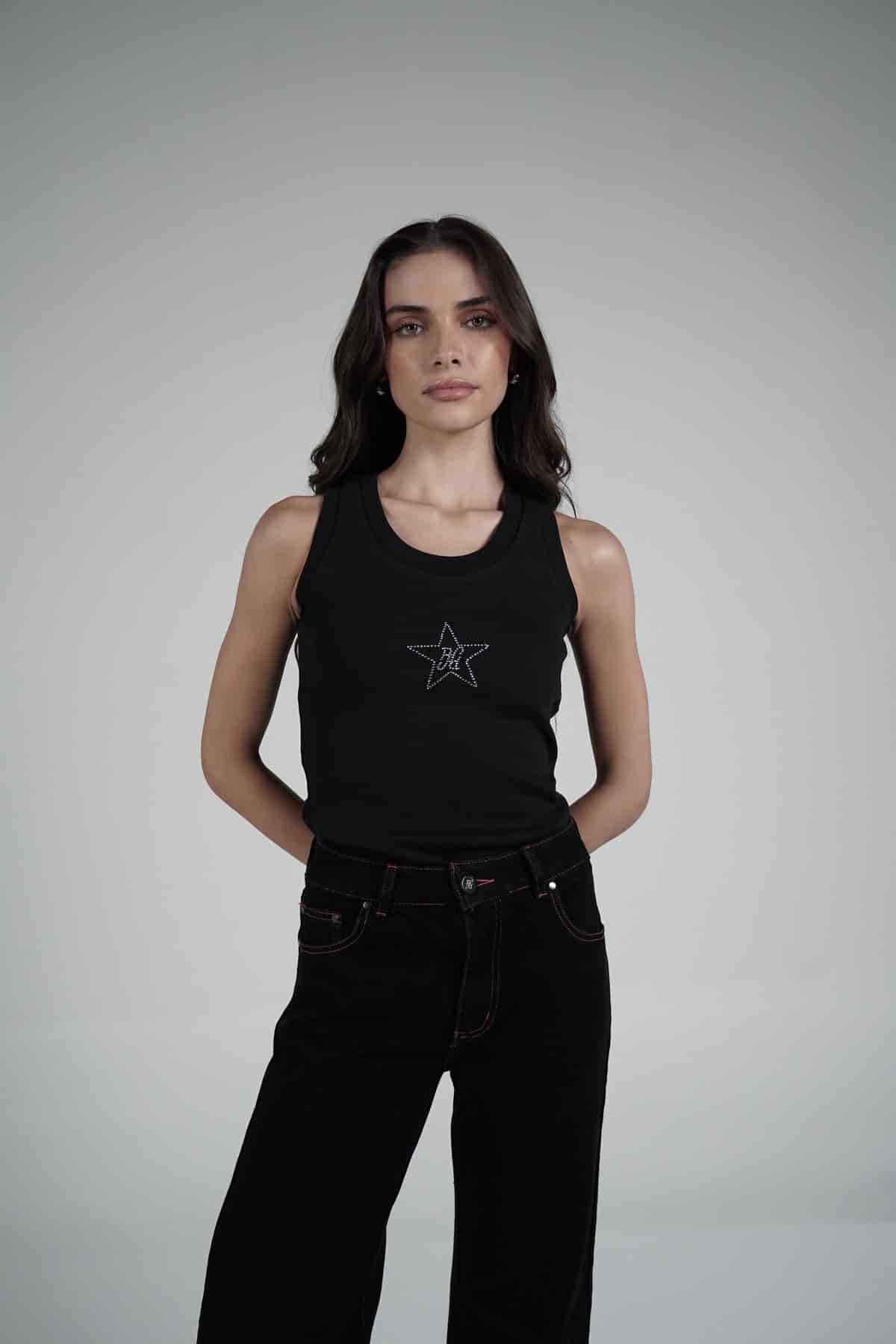 PJ Tank Top (Negro) - miniatura 1