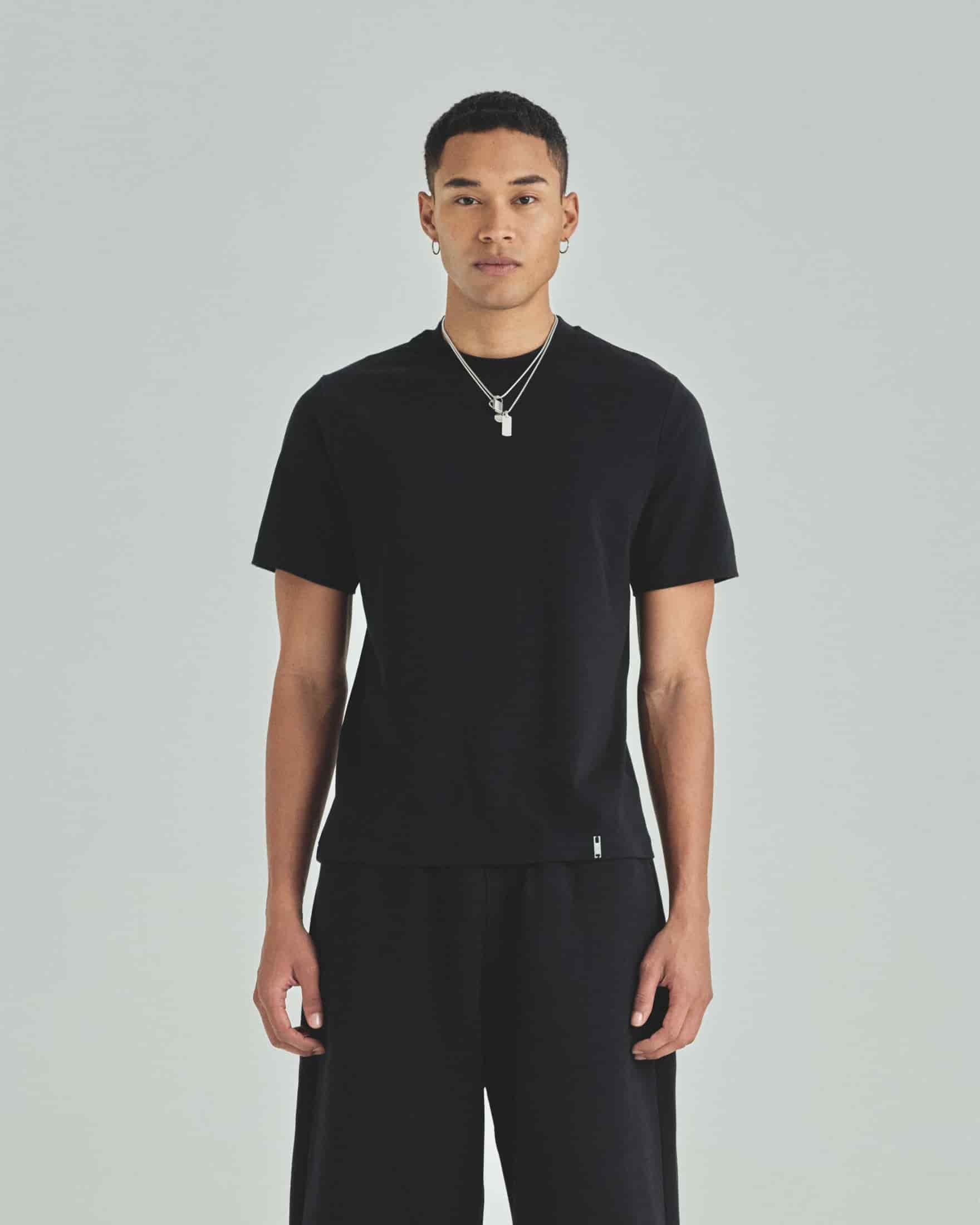 Blanks Regular Fit Tshirt Black - miniatura 2