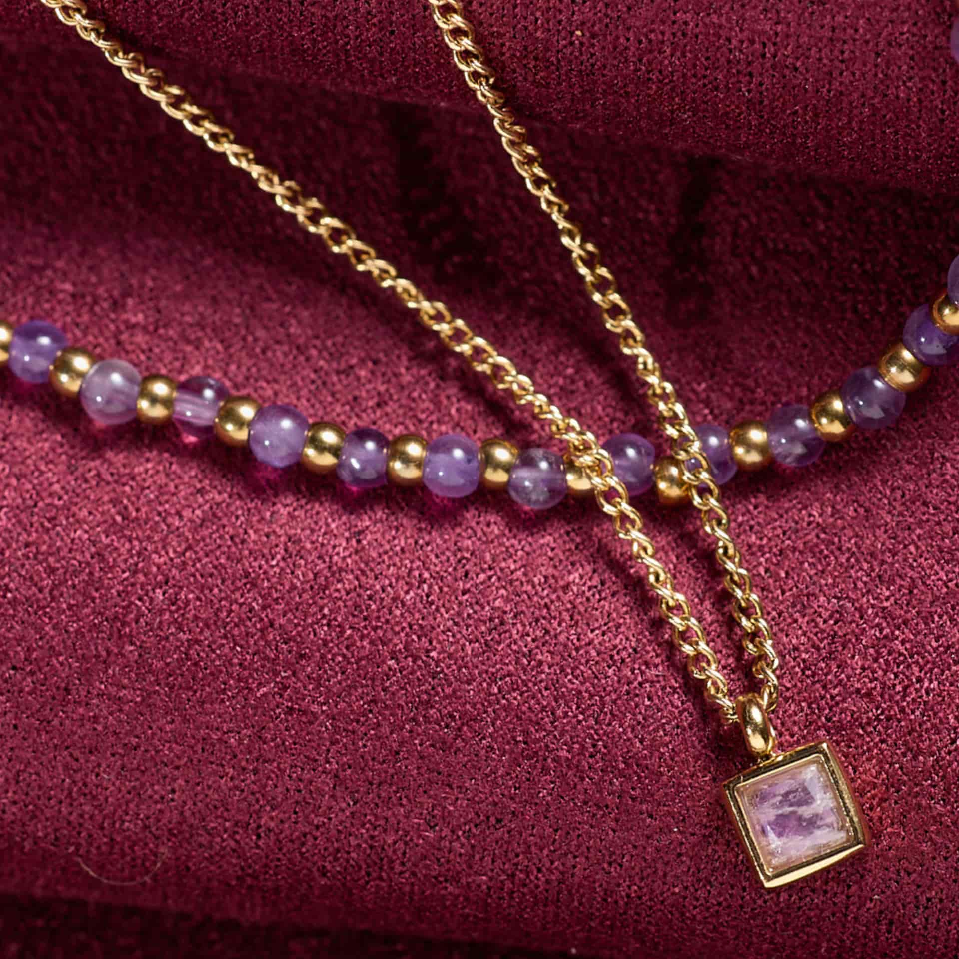 Collar Amatista Square - miniatura 2