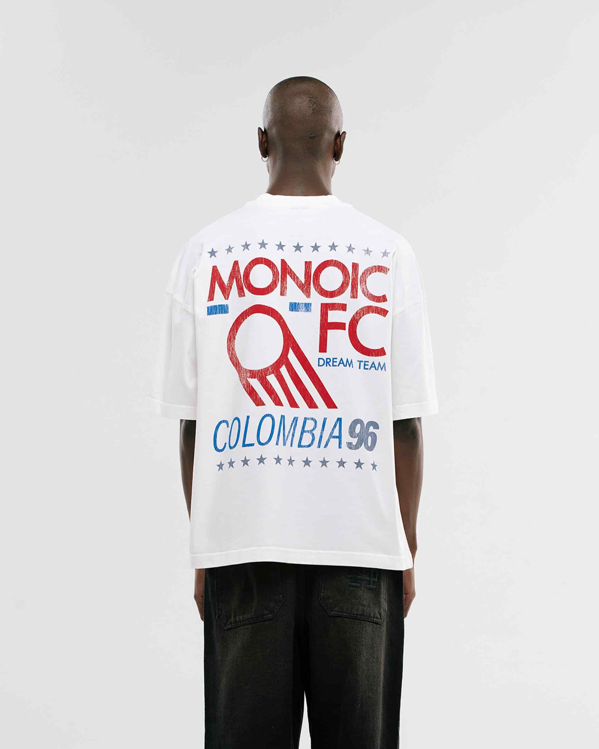 Camiseta Boxy Fit MONOIC F.C - Off White - miniatura 2