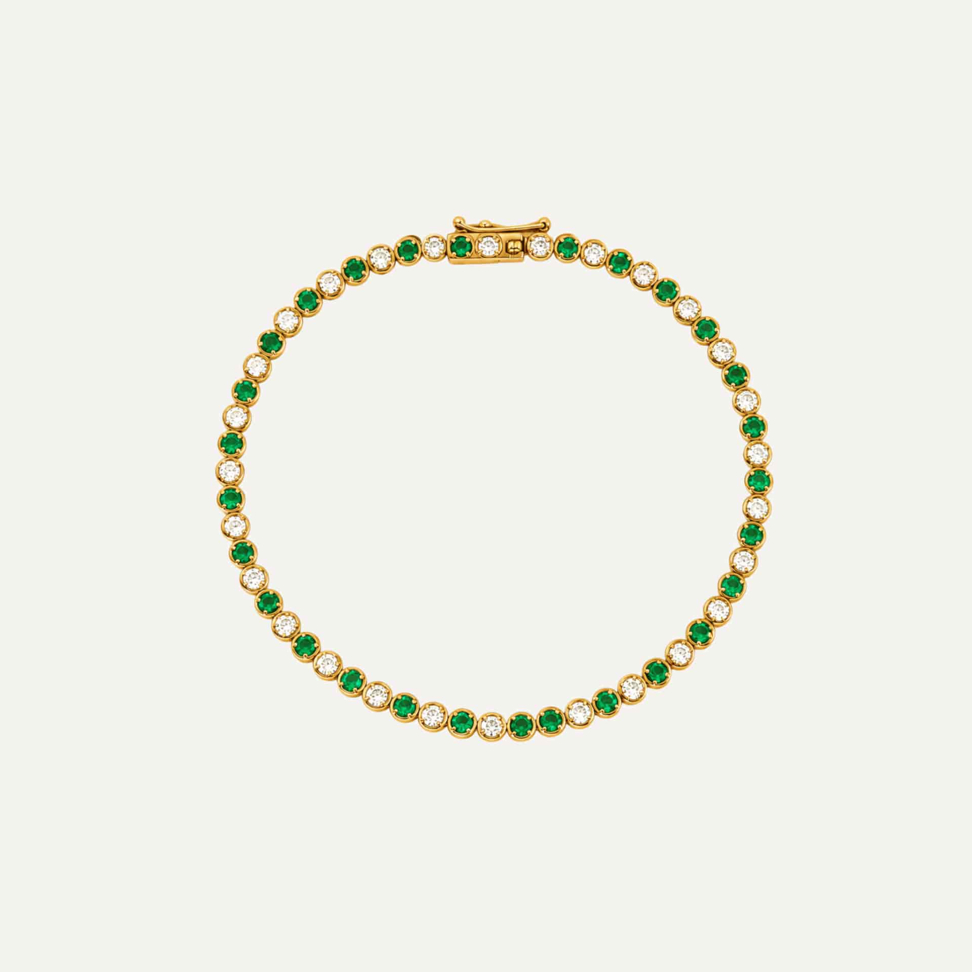 Tennis bracelet mini 1,7mm 18k - miniatura 1