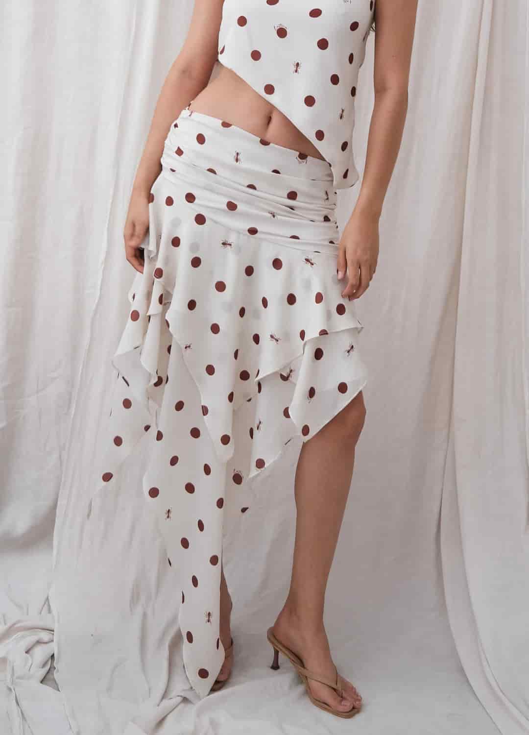 Falda Thalia Rosado - miniatura 3