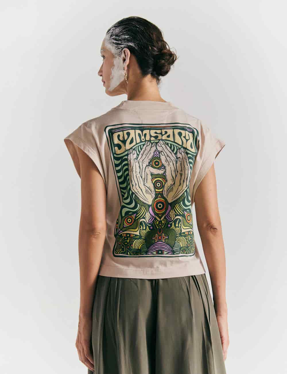 Camiseta Manga casco Nirvana Curuba Mujer - miniatura 15