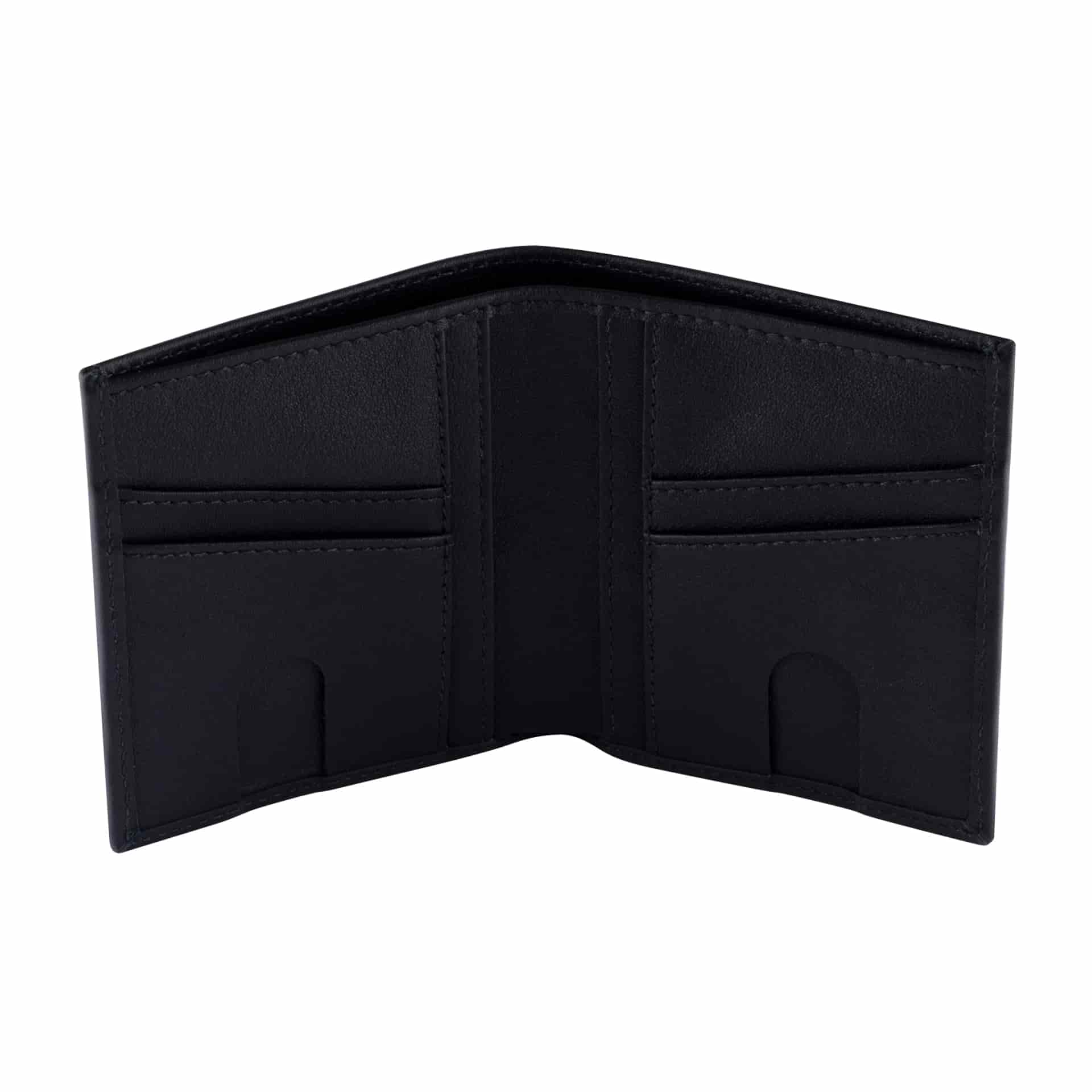 Billetera Compact de Lona (Negra) — Con Grabado de Iniciales - miniatura 5