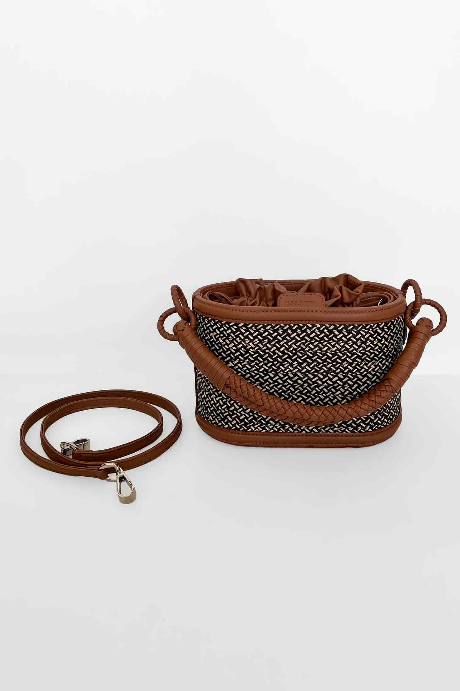Caña Basket Bucket, Marbled Brown - miniatura 5