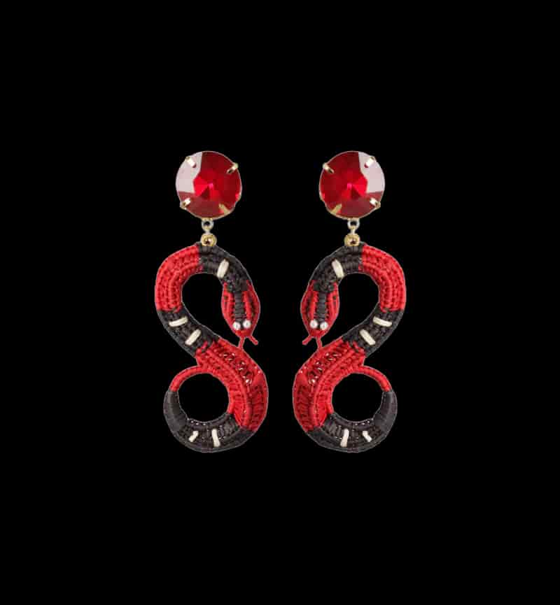 CORAL EARRINGS - miniatura 1