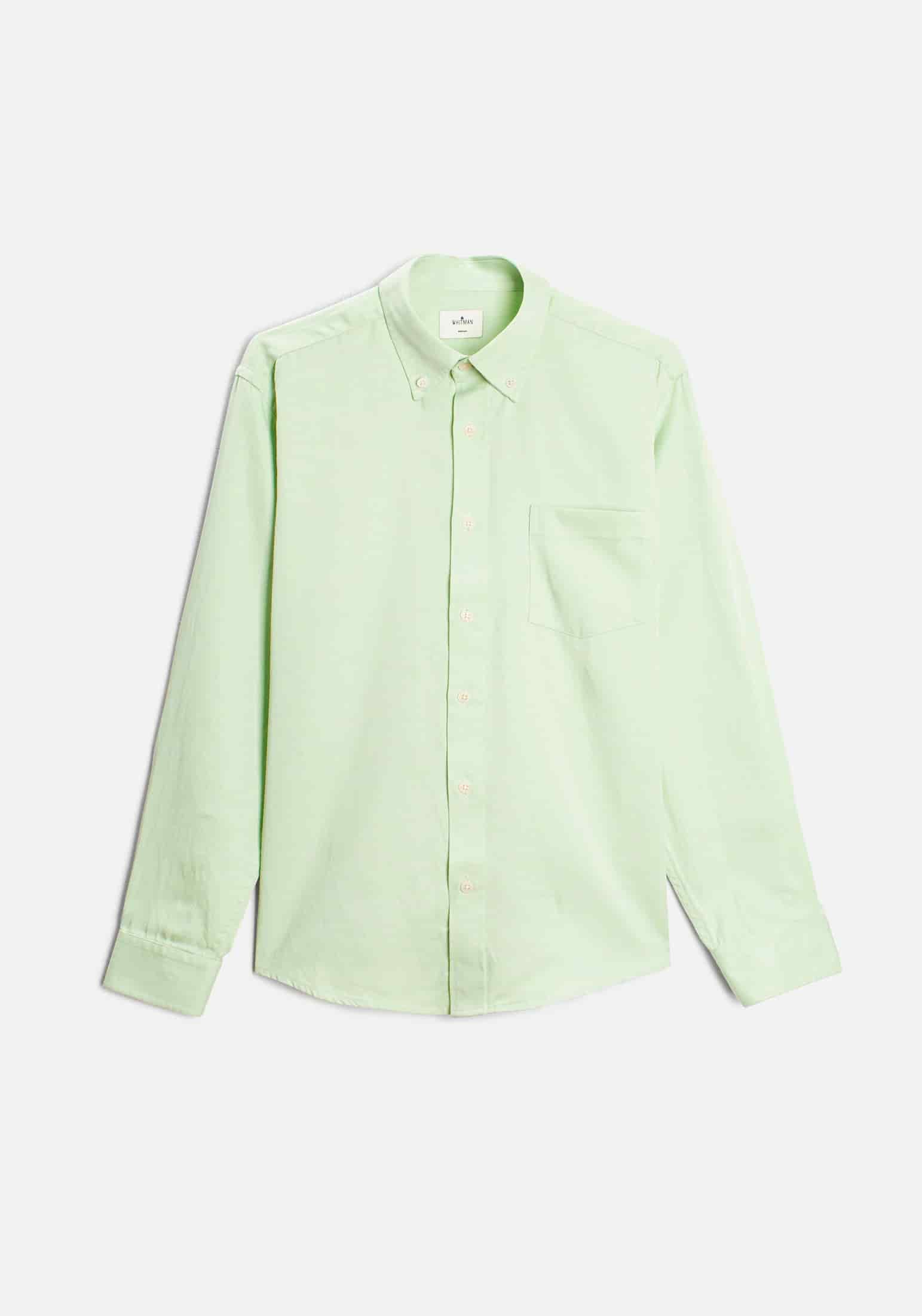 Camisa H CF Hamilton Tencel Verde Claro - miniatura 1