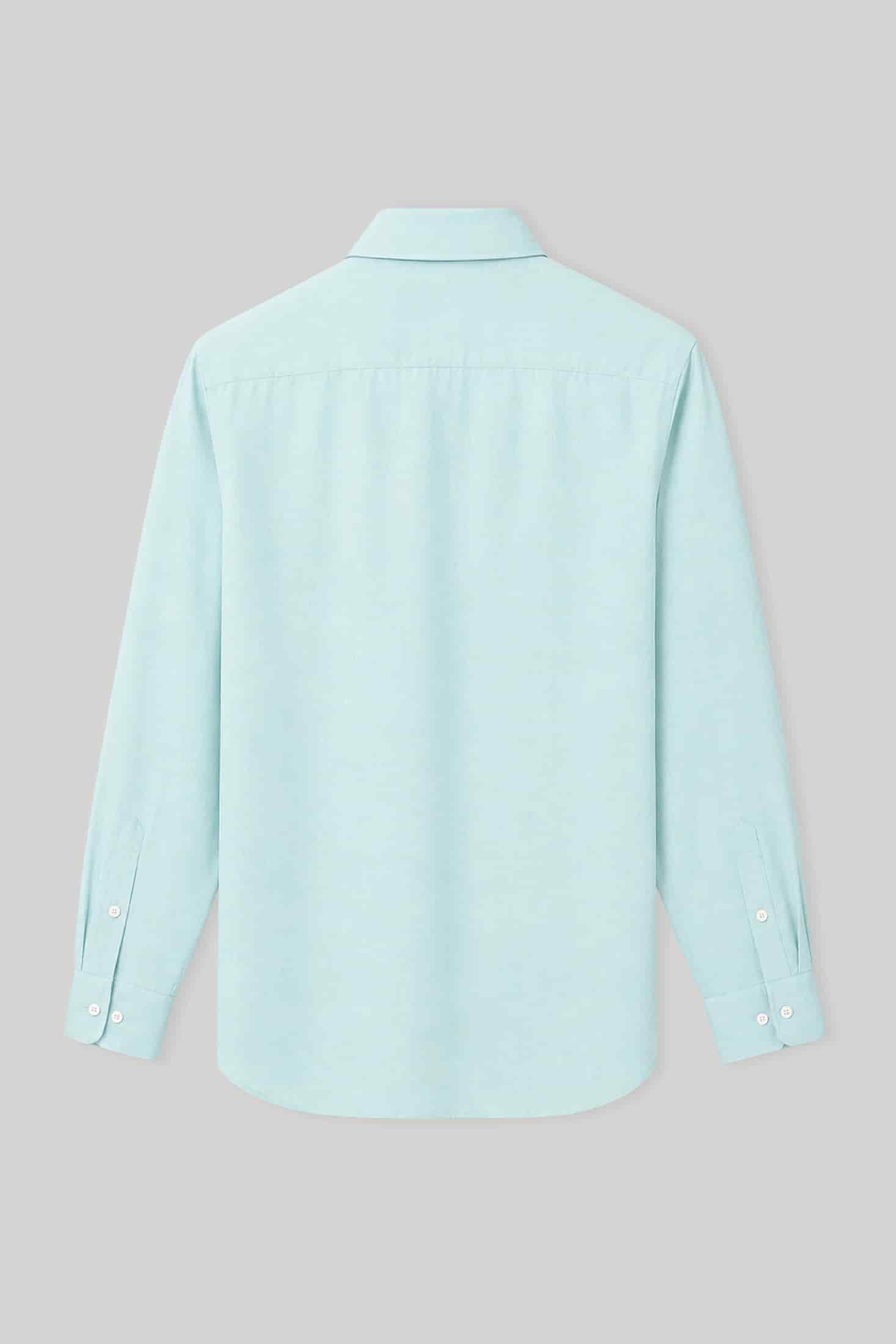 Men's linen shirt ice blue - miniatura 5