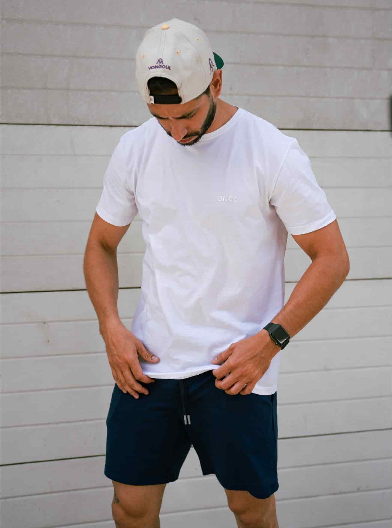 Pijama Pantaloneta Hombre Navy - miniatura 2