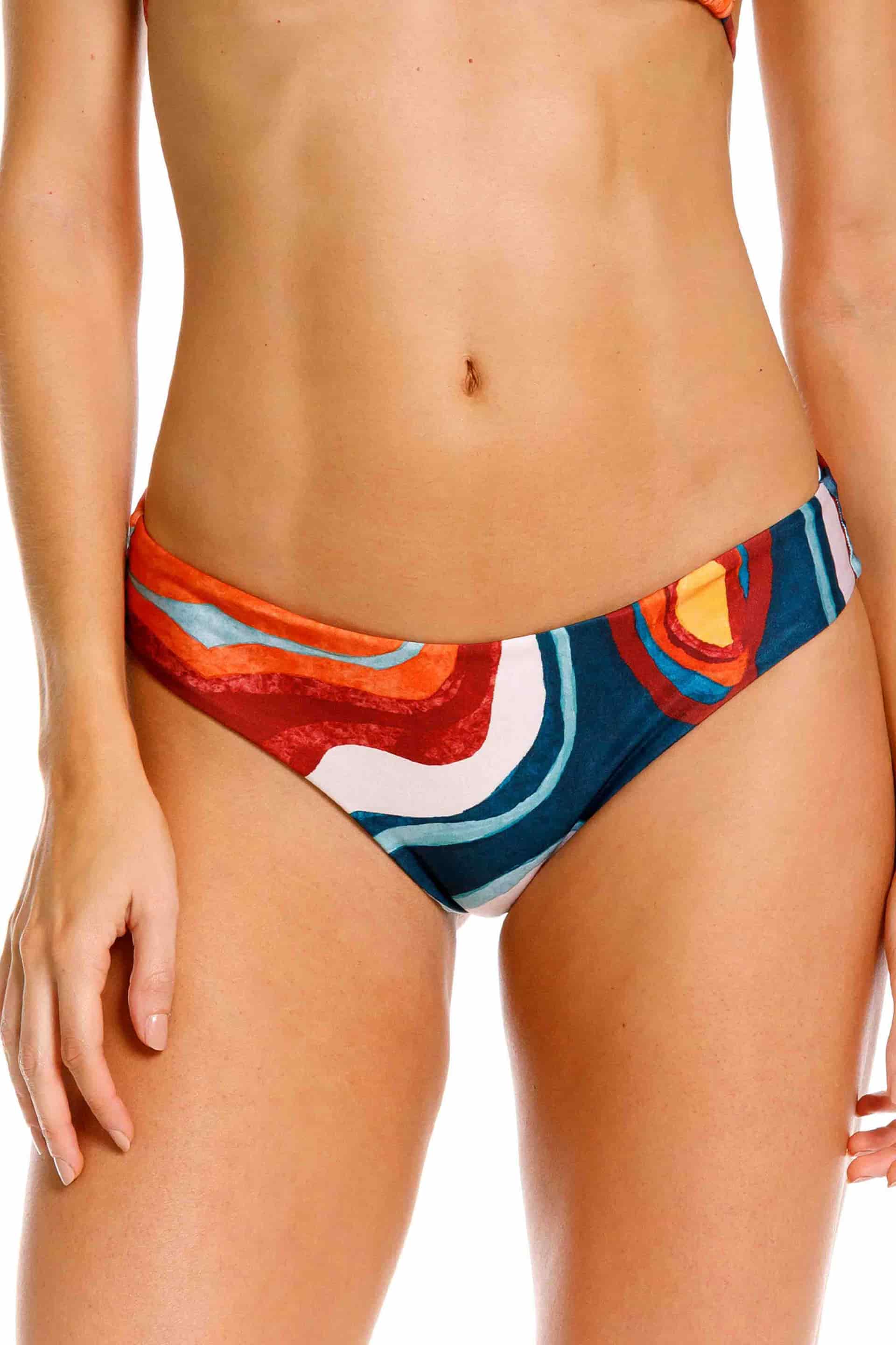 Panty clásico de Bikini Nebula Verde - miniatura 2