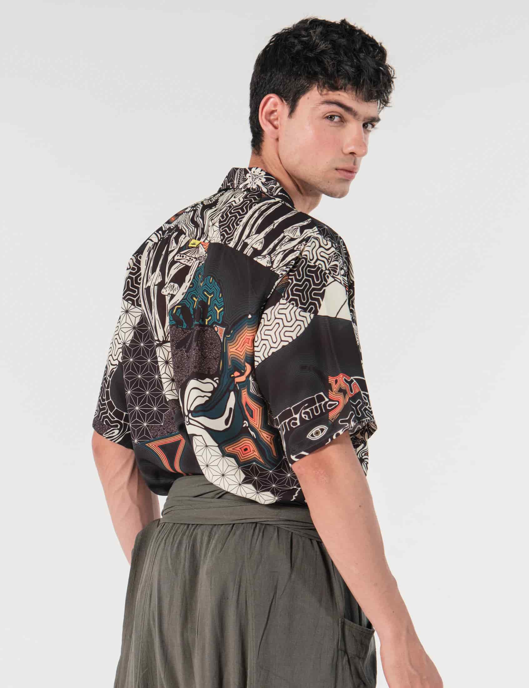 Camisa Regular Fit Amapola Multicolor - miniatura 2