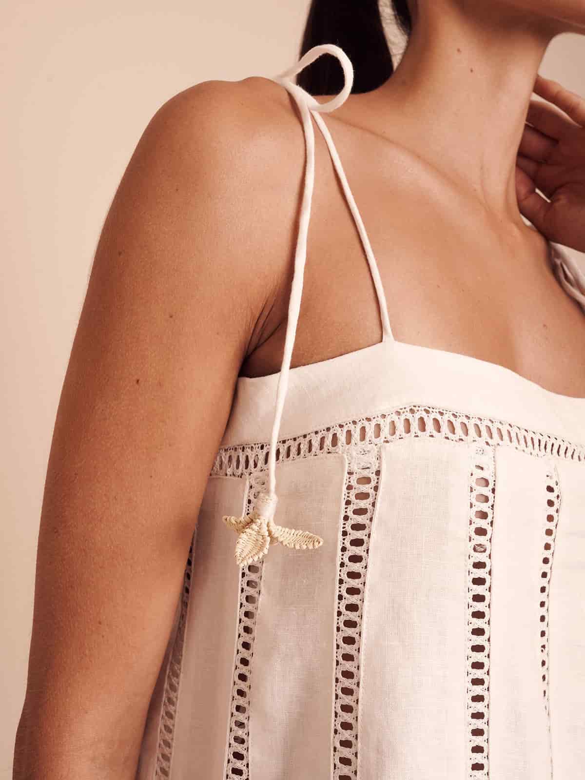 NILO DRESS IVORY - miniatura 4